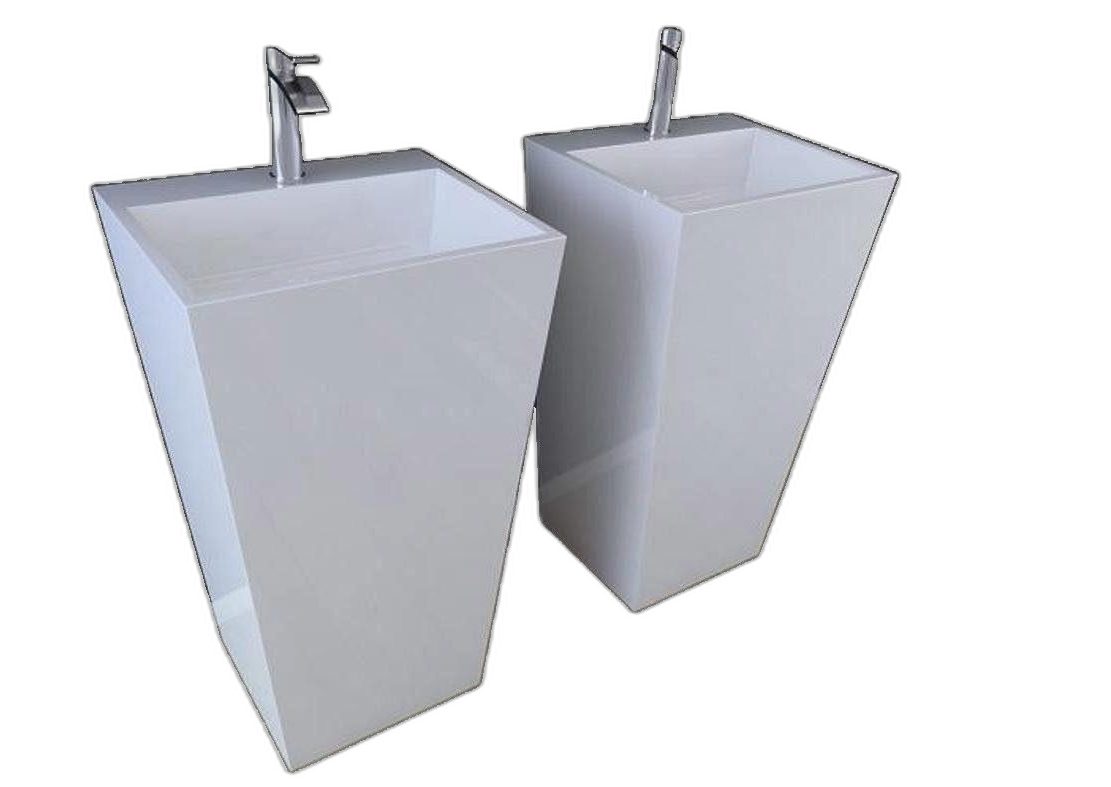 Xlmoebel Waschtisch Acryl Waschbecken in modernem Design für stilvolle Badezimmer (1-St., Waschtisch), Hergestellt in Europa