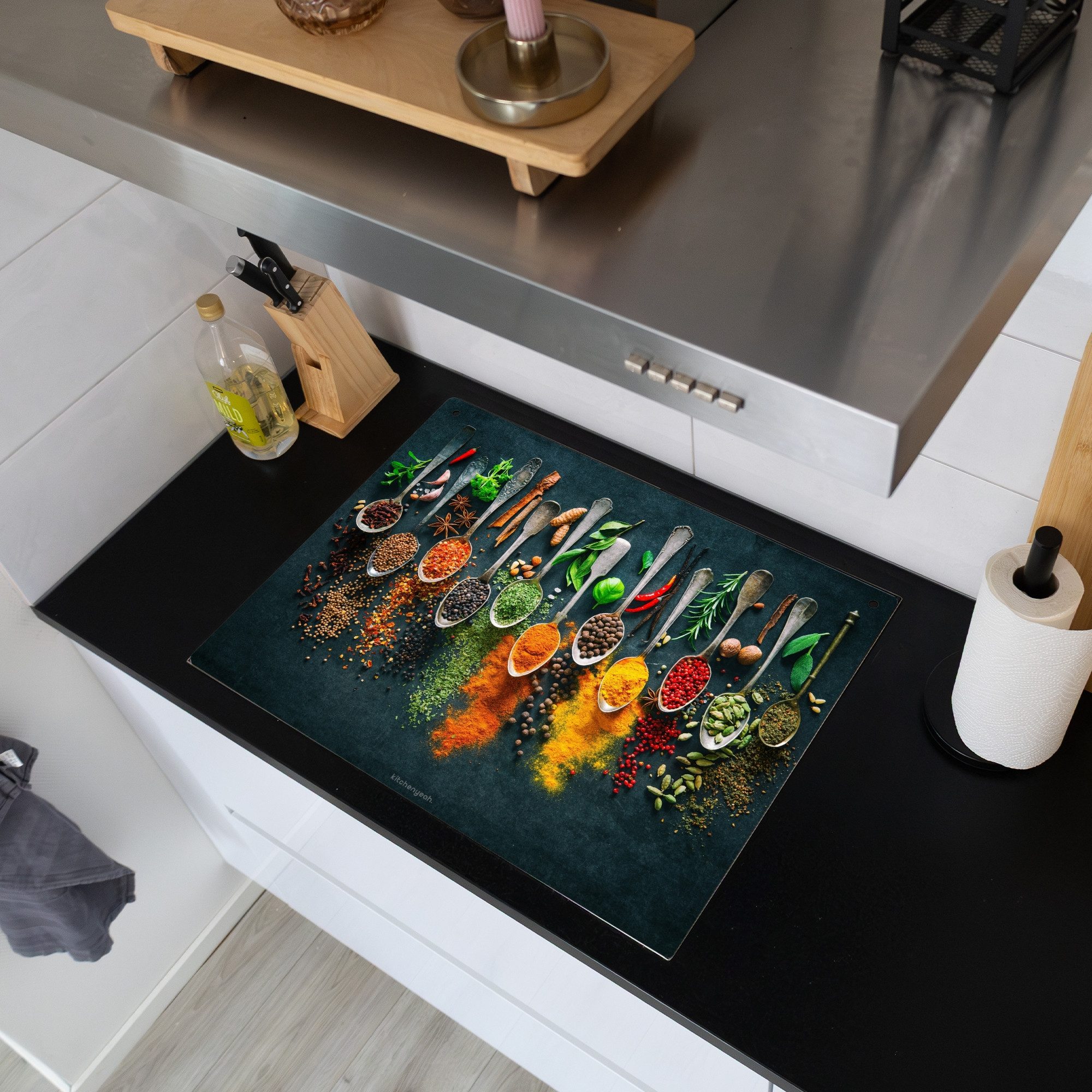 KitchenYeah Küchenrückwand Gewürze - Löffel - günstig online kaufen