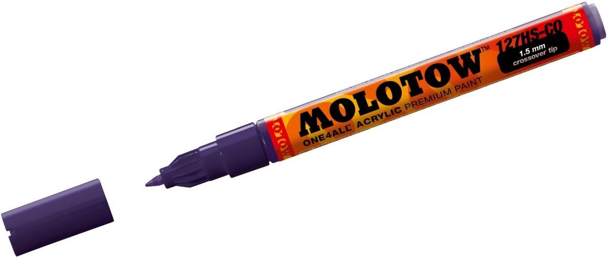 Thumbnail - MOLOTOW Permanentmarker Permanentmarker One4All 127 HS-CO nachfüllbar 1,5mm violett dunkel