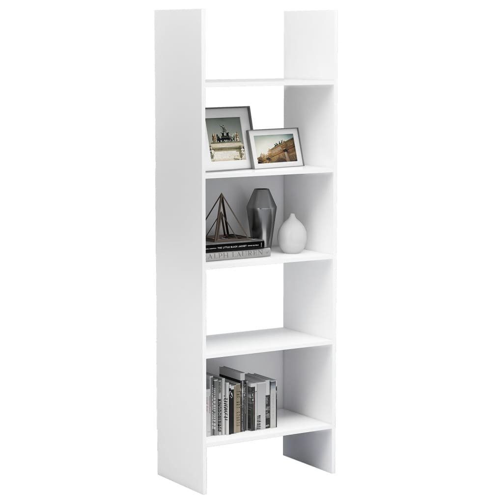 cm 1-tlg. Holzwerkstoff, vidaXL Bücherregal Weiß 60x35x180 Bücherregal