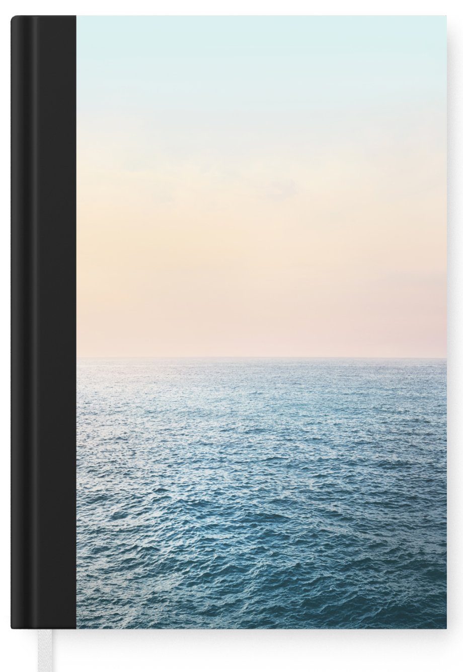 MuchoWow Notizbuch Meer Natur Sonne - Merkzettel, Wasser, Journal, - Seiten, 98 Notizheft, A5, - Tagebuch, Haushaltsbuch