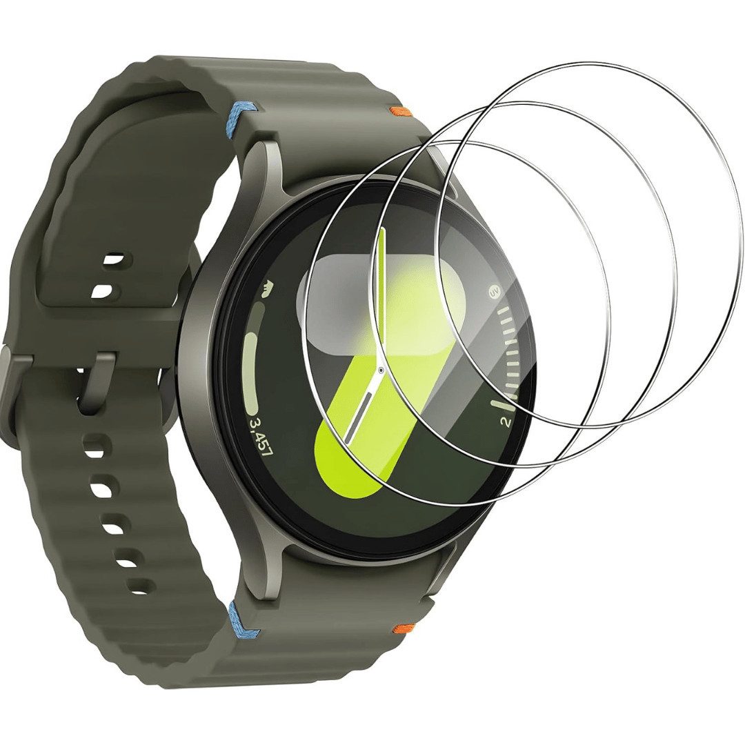 SmartUP Displayschutzglas 3X Schutzglas für Samsung Galaxy Watch 7 40mm Panzerglas Panzerfolie für Samsung Galaxy Watch 7 40mm