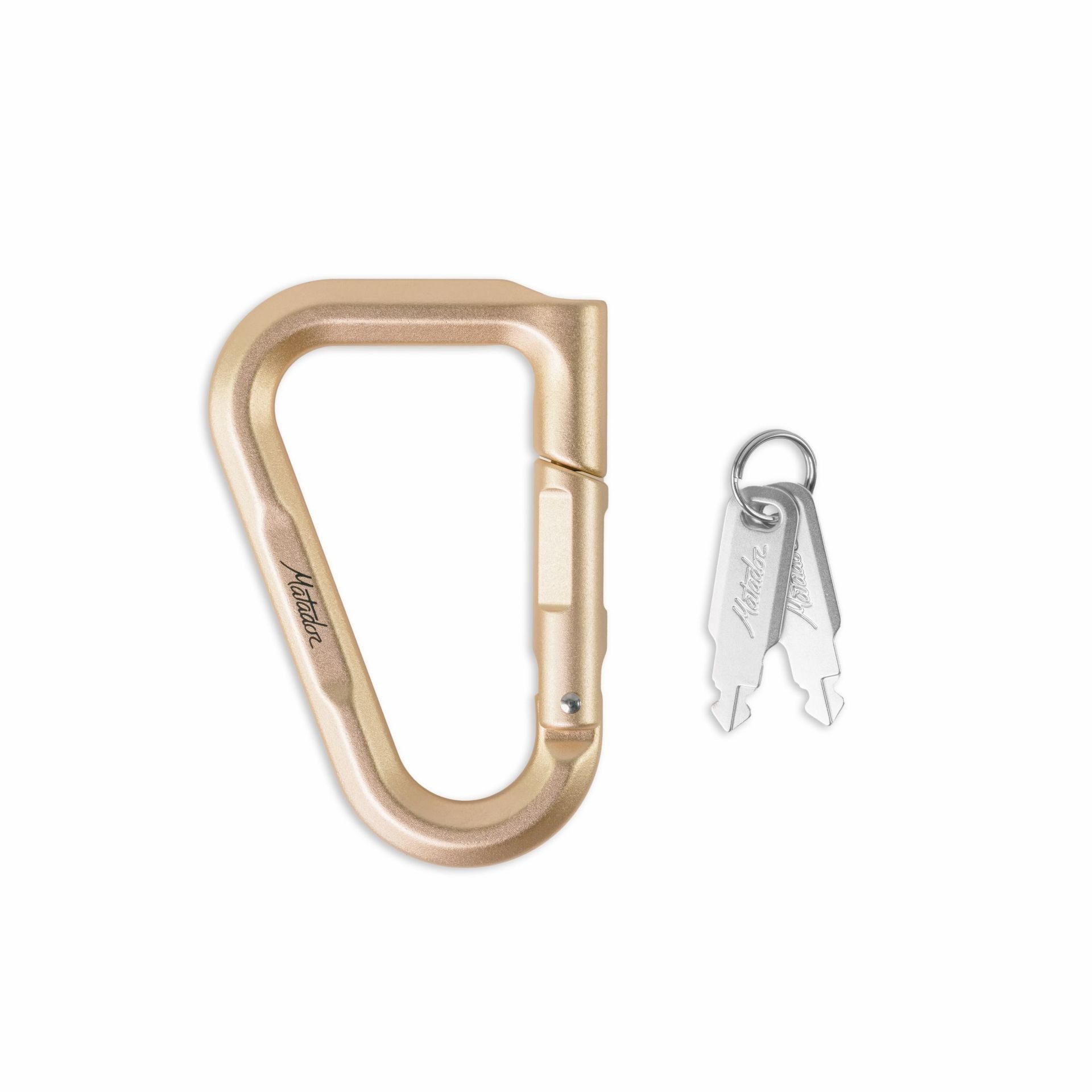 Matador Drybag Matador BetaLock Gold Karabinerschloss für Reisegepäck, TSA-konform