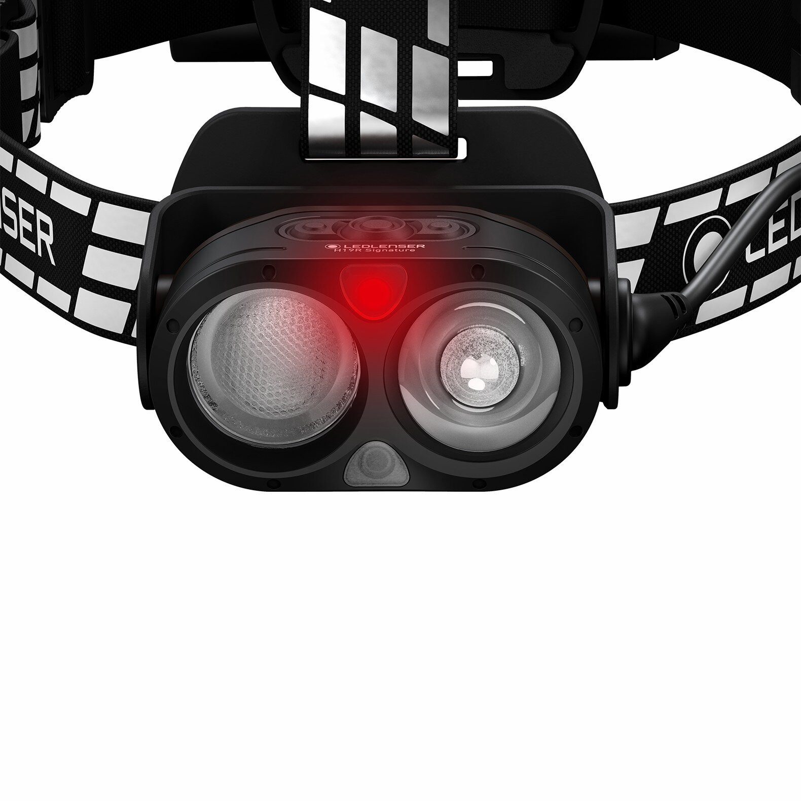 Ledlenser LED Stirnlampe H19R Signature Schwarz, 4000 lm, 330m Leuchtweite, 374g, 20h Laufzeit, IP68, wiederaufladbar