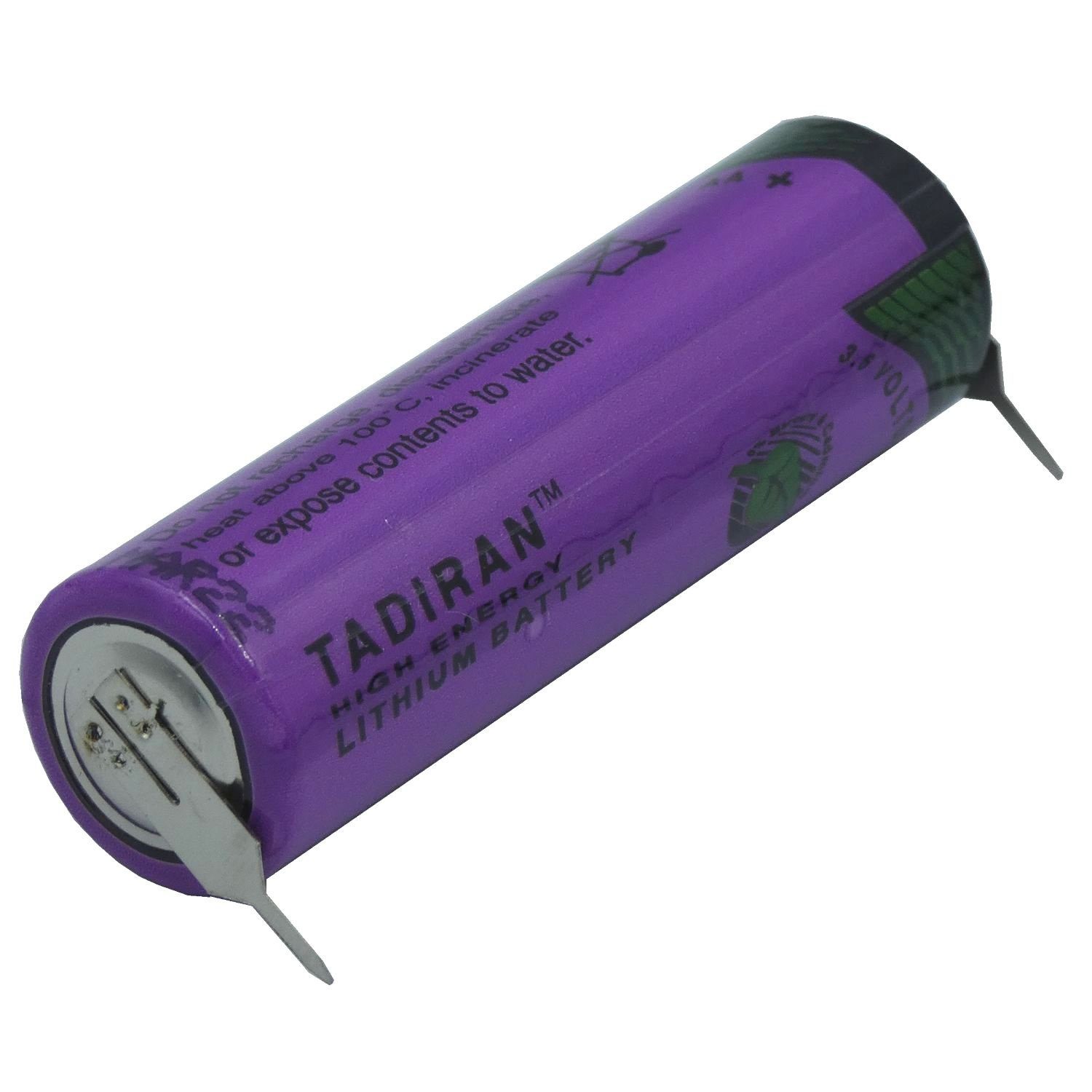 Batterie 2er Print Lithium (3,6 SL-760PR Batterie, 2100mAh V) 3,6V Volt Mignon Tadiran mit TADIRAN