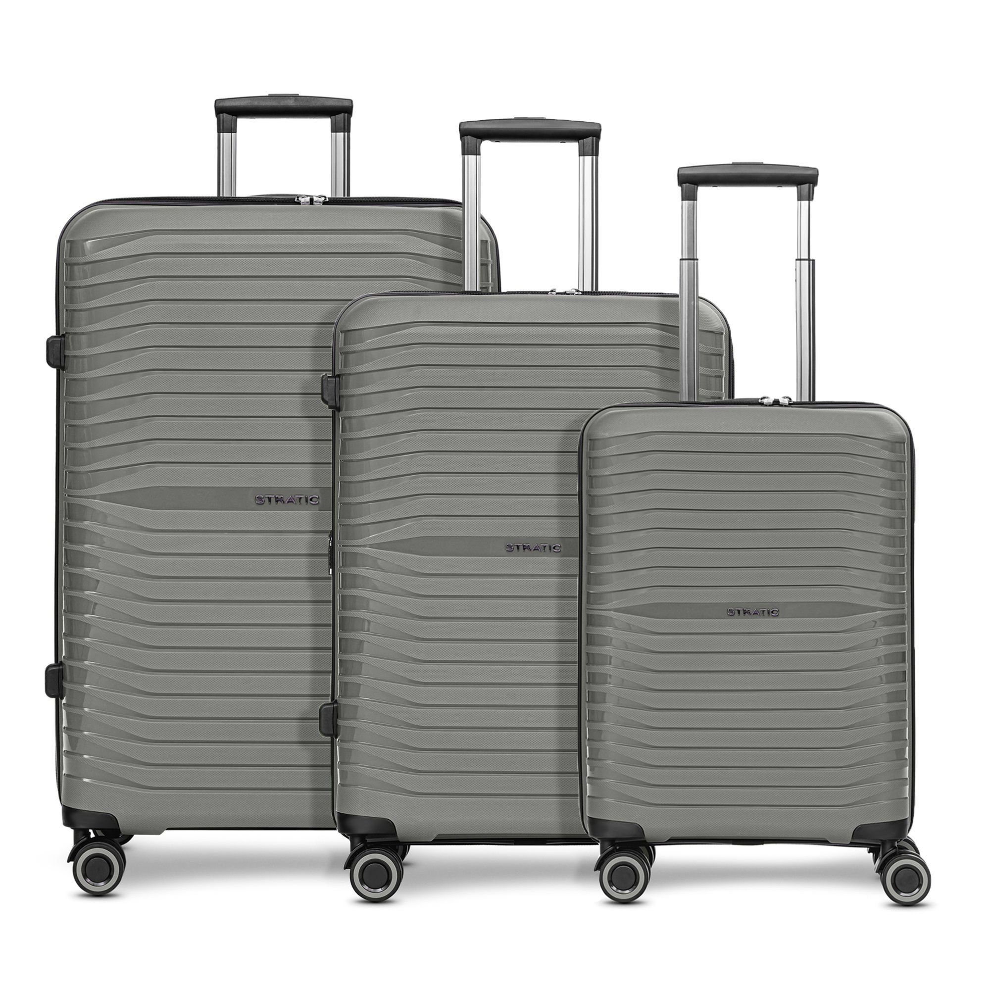 Stratic Trolleyset Shine, 4 Rollen, (3-teilig, günstig online kaufen