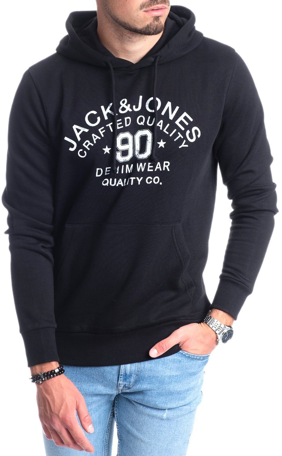Jack & Jones Kapuzensweatshirt mit Kängurutasche