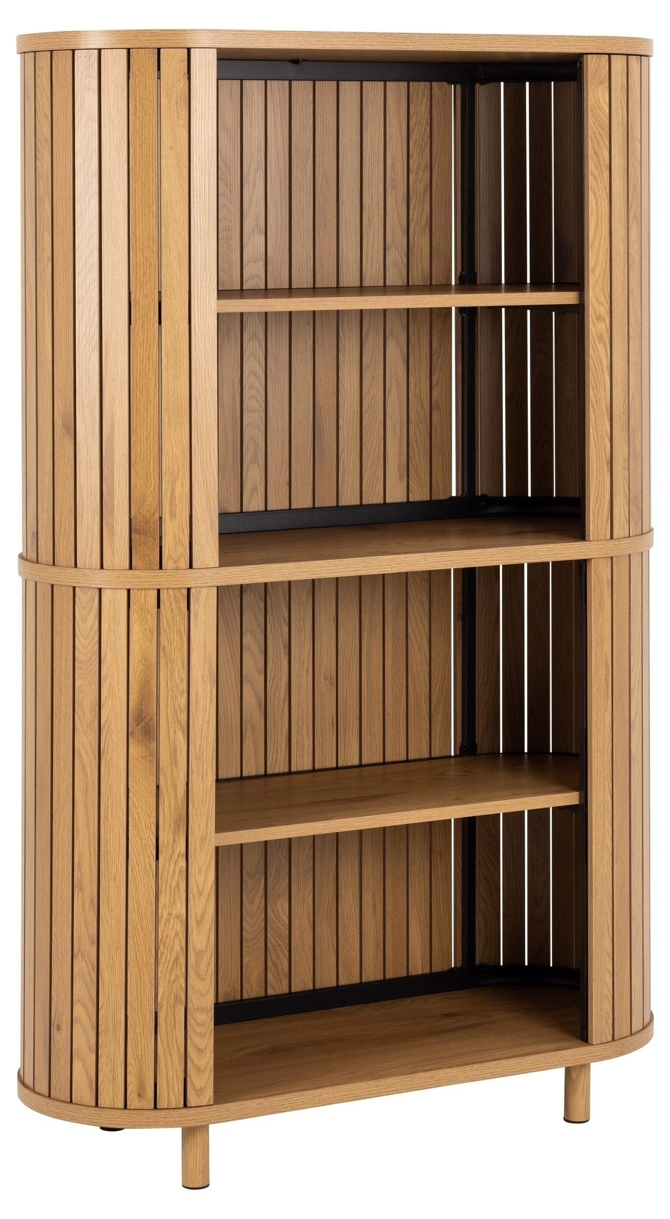 Regal in natürlich, MDF - 100x160x40cm (BxHxT)