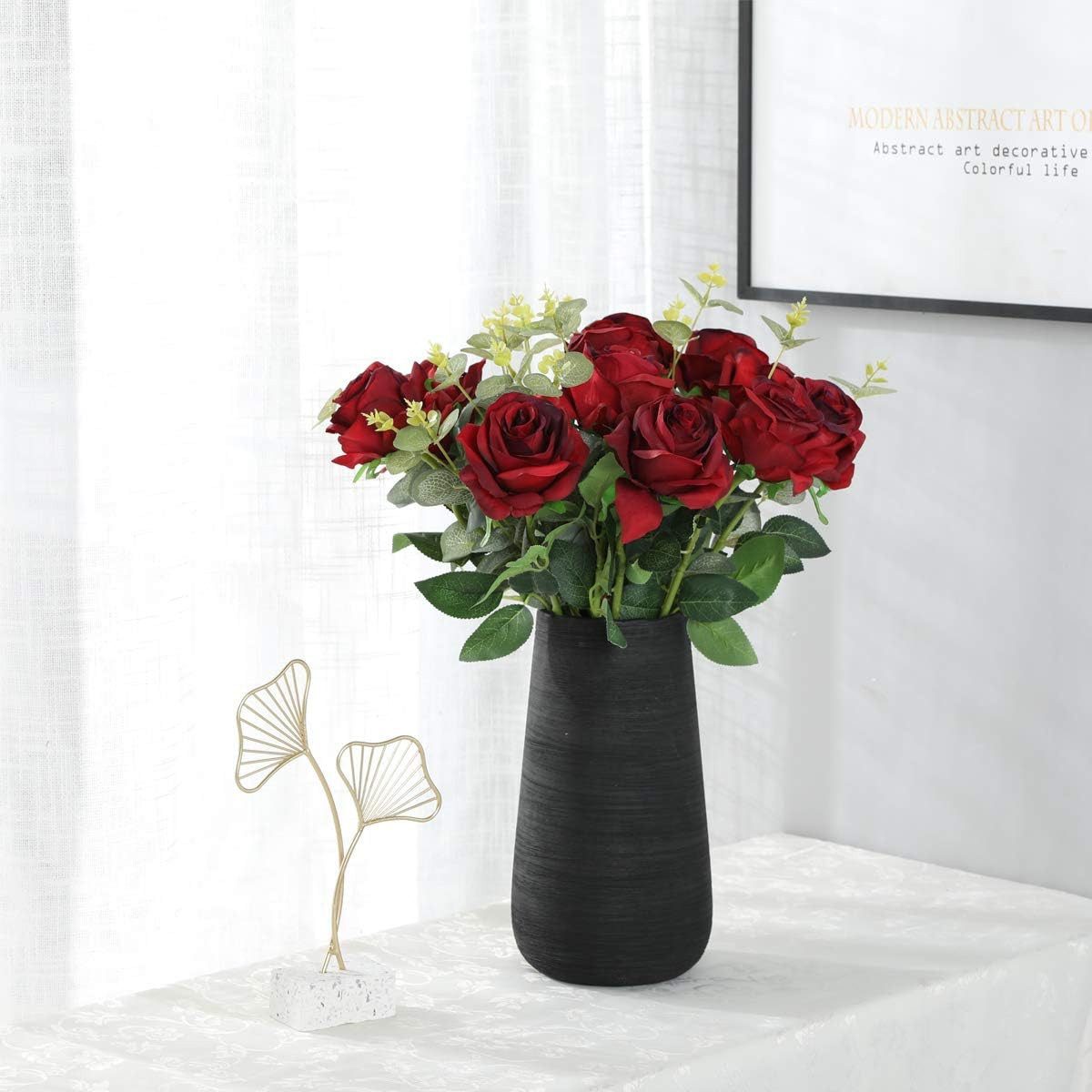 Kunstblumenstrauß künstliche Seidenrose Blume für Hochzeit günstig online kaufen