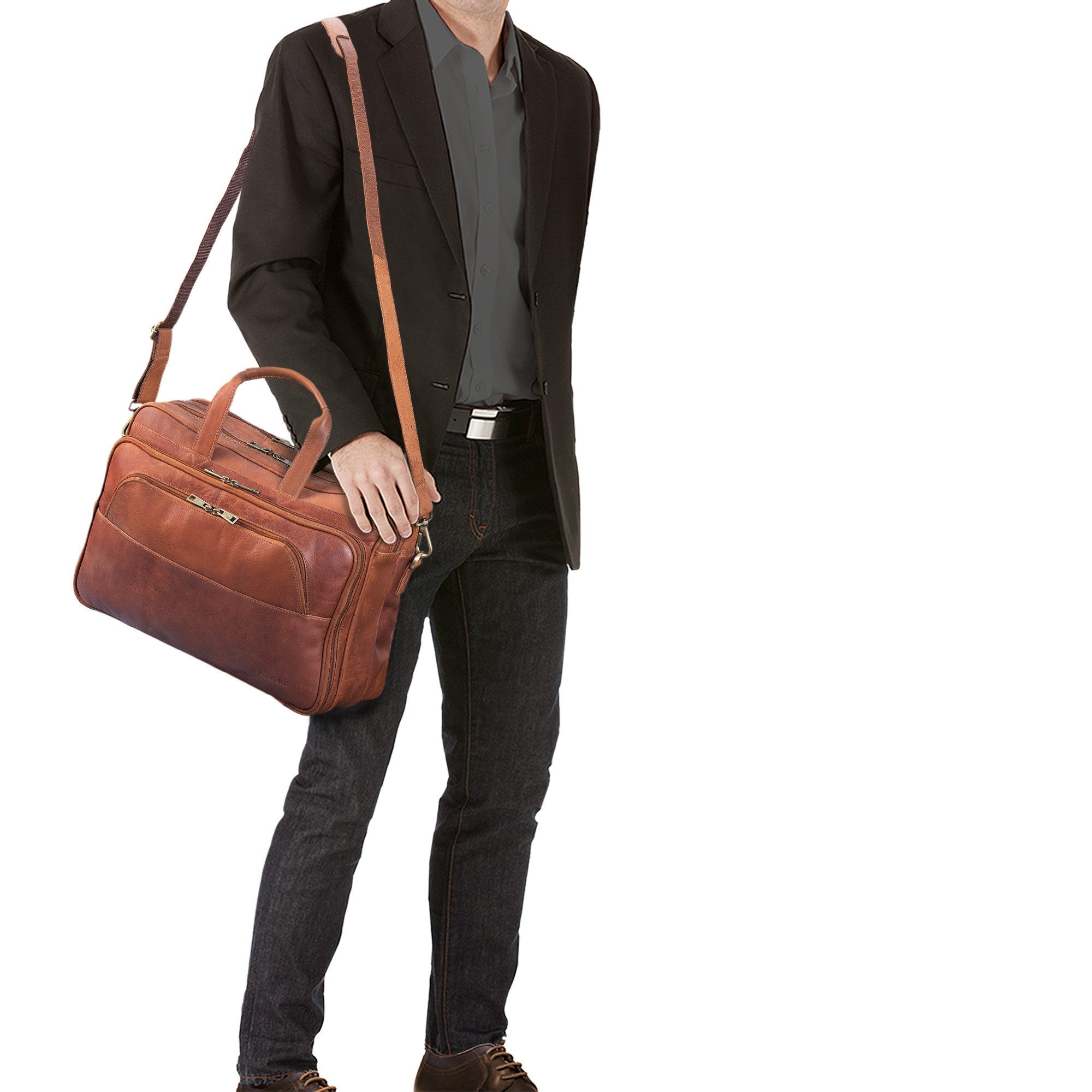 STILORD Aktentasche "Artemis" Vintage Lehrertasche Leder Aktentasche