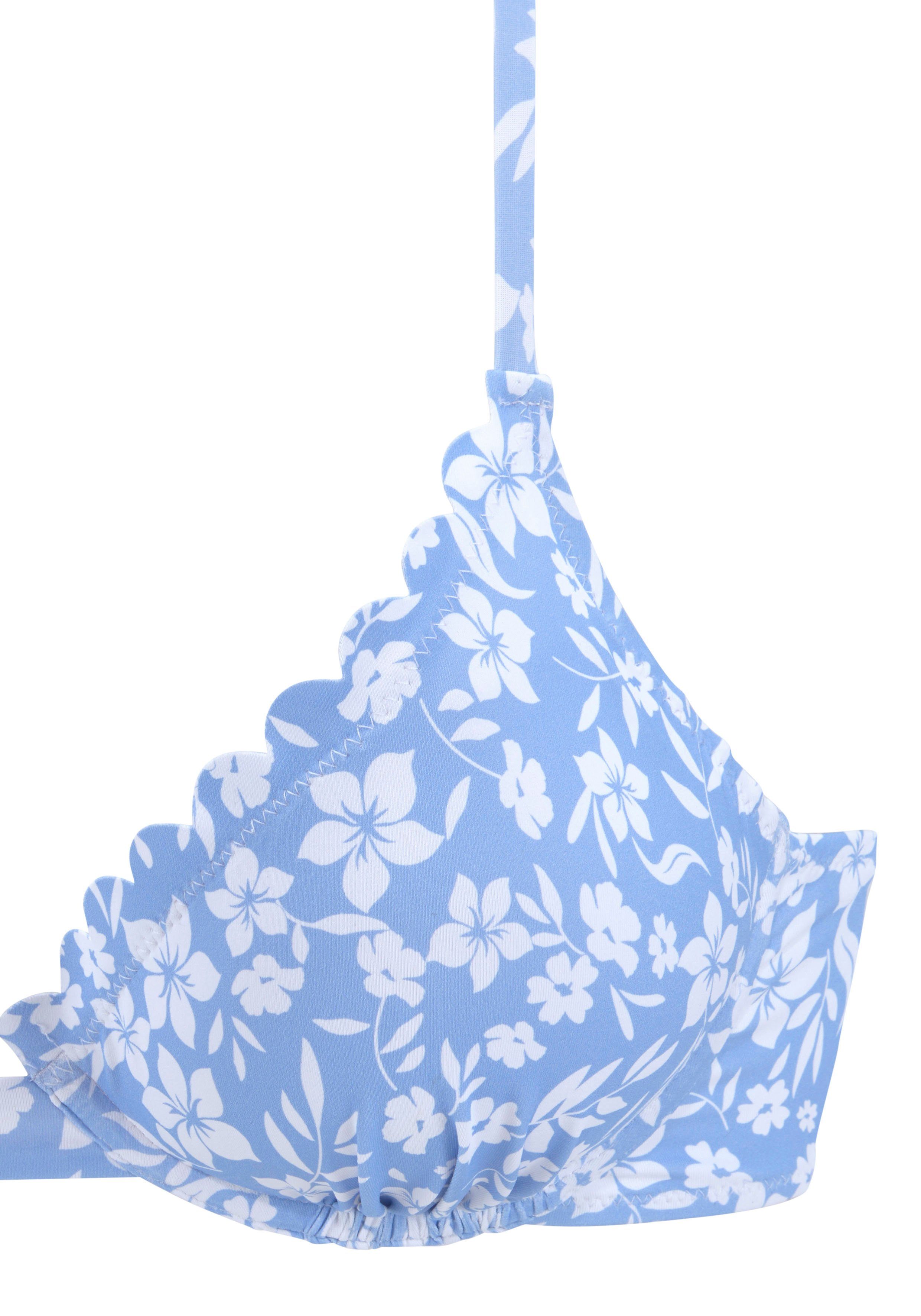 Vivance Bügel-Bikini-Top Leni, mit gelaserter Wellenkante