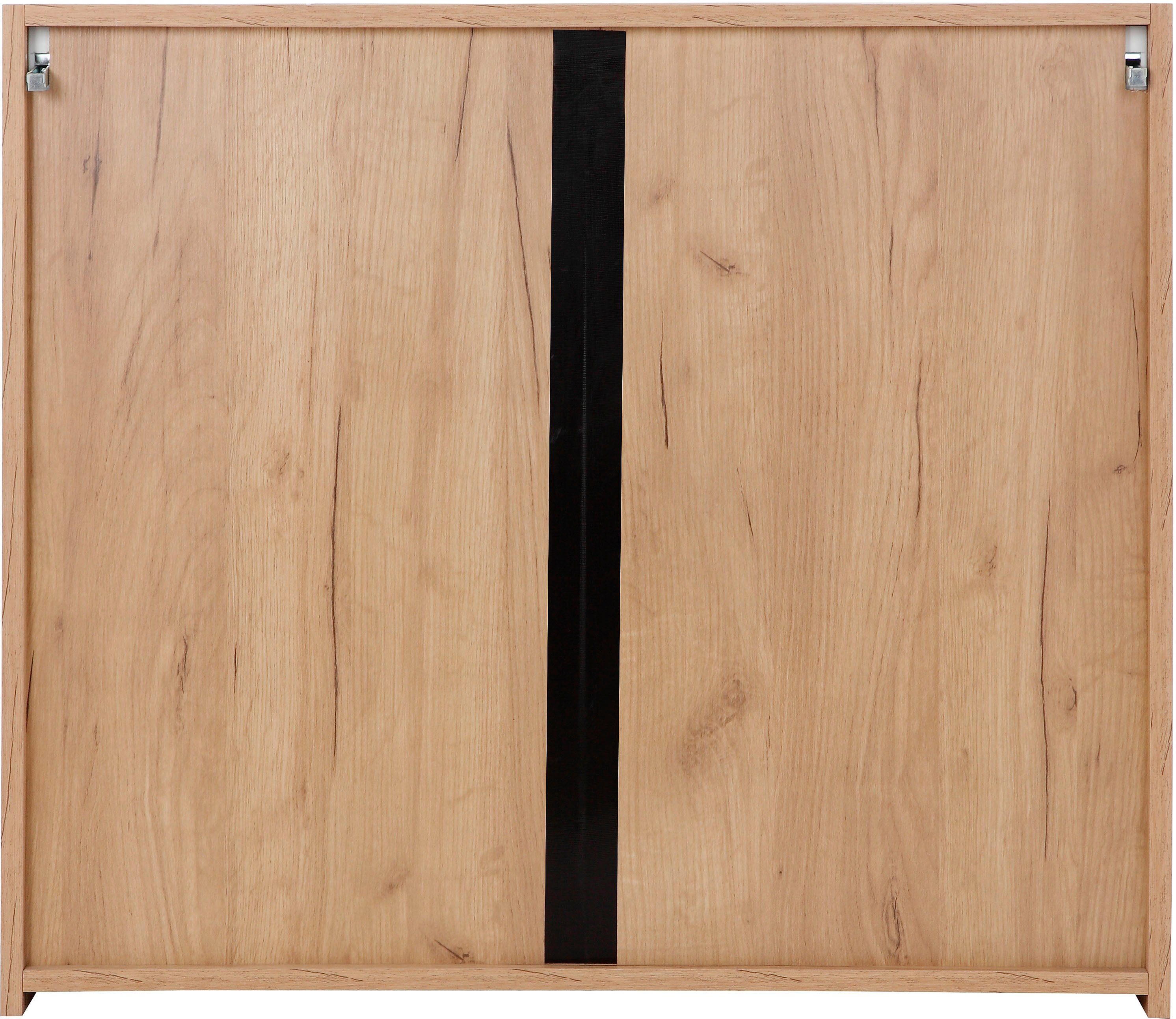 welltime Spiegelschrank Lund Bad Spiegel WC Wandspiegel Badezimmerspiegel ohne LED Badschrank Badezimmerspiegelschrank Spiegel Breite 80cm mit 3 Türen – Bild 4 von 5