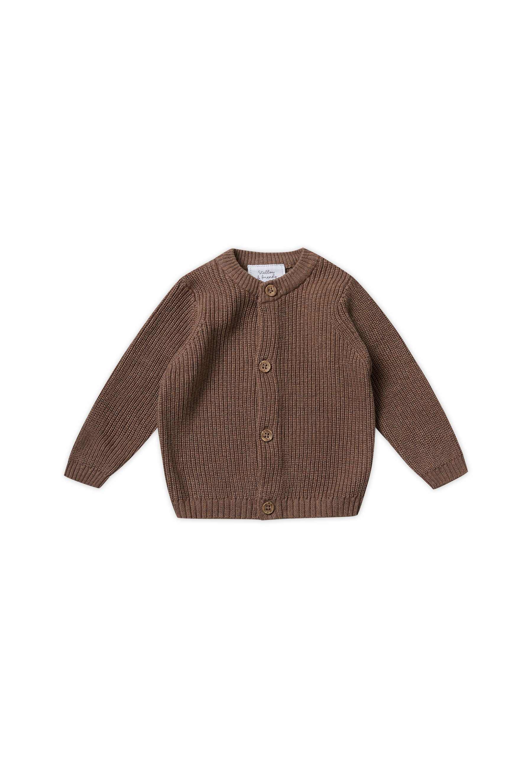 Stellou & friends Strickjacke Leicht gerippter Cardigan