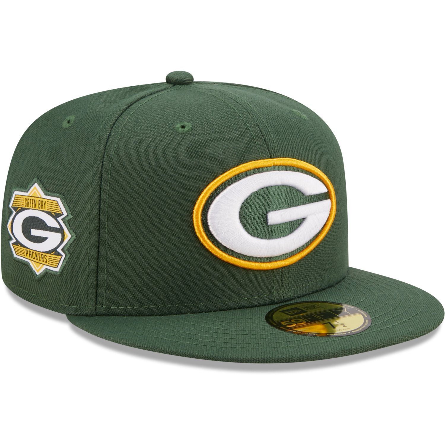 New Era Fitted Cap 59Fifty SIDE PATCH Green Bay Packers