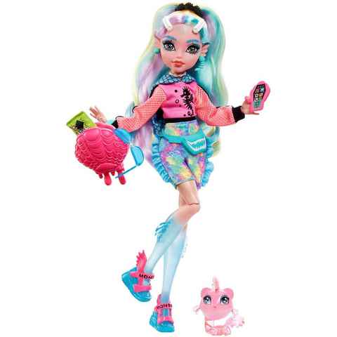 Mattel® Anziehpuppe Monster High, Lagoona Blue mit Piranha