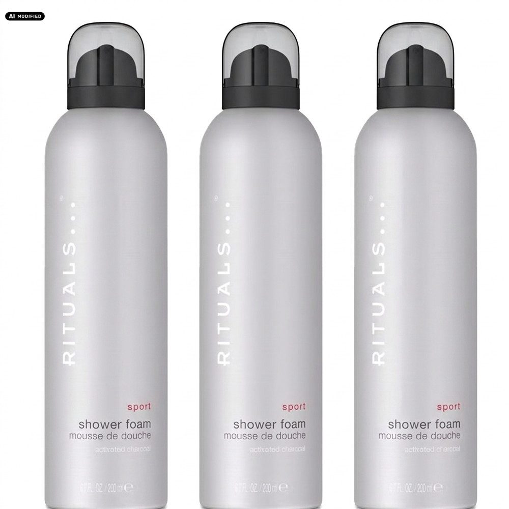 Rituals Duschgel Rituals Sport Shower Foam 3er Set, Vorteilspack für Sportler und aktive Menschen