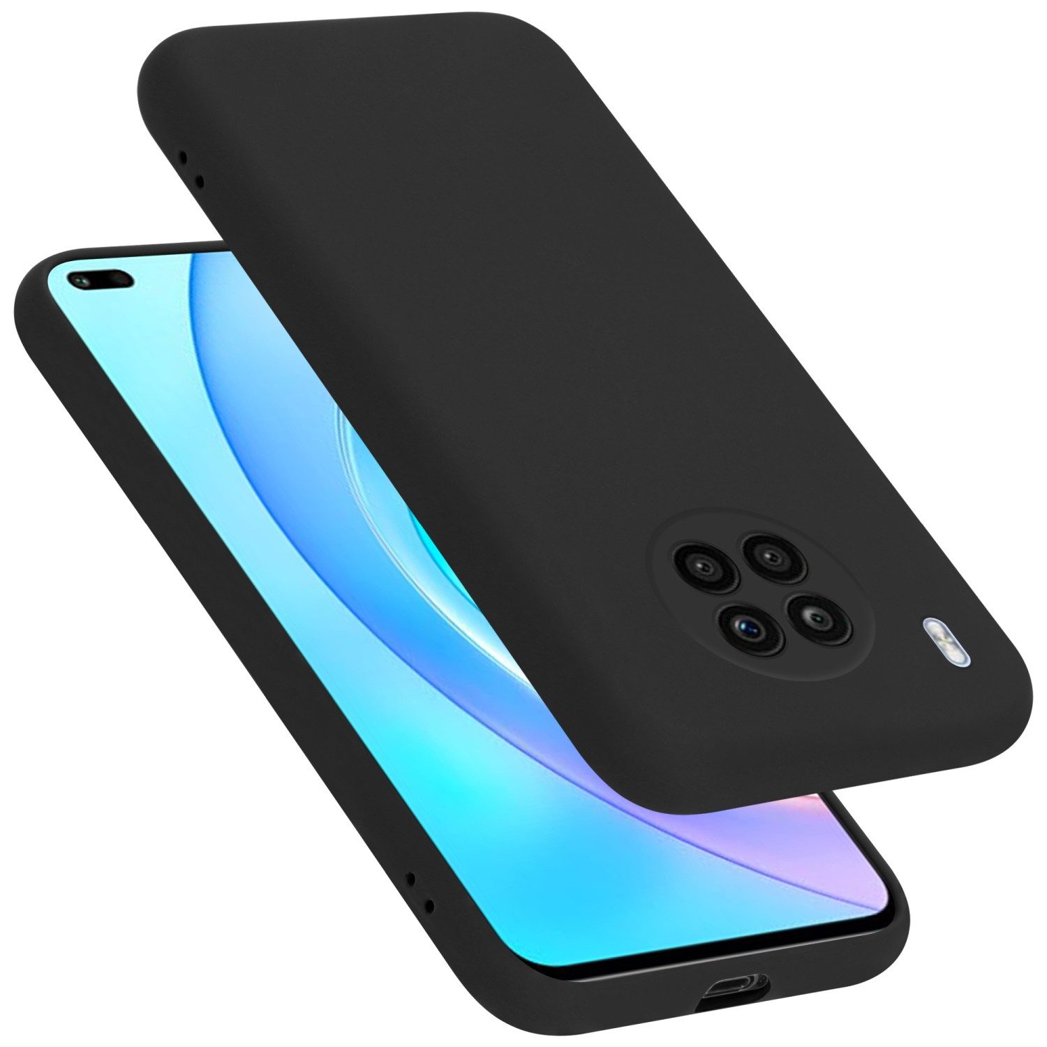 Cadorabo Handyhülle für Honor 50 LITE Hülle Honor 50 LITE, Flexible Hülle TPU Silikon Schutzhülle Back Cover Case