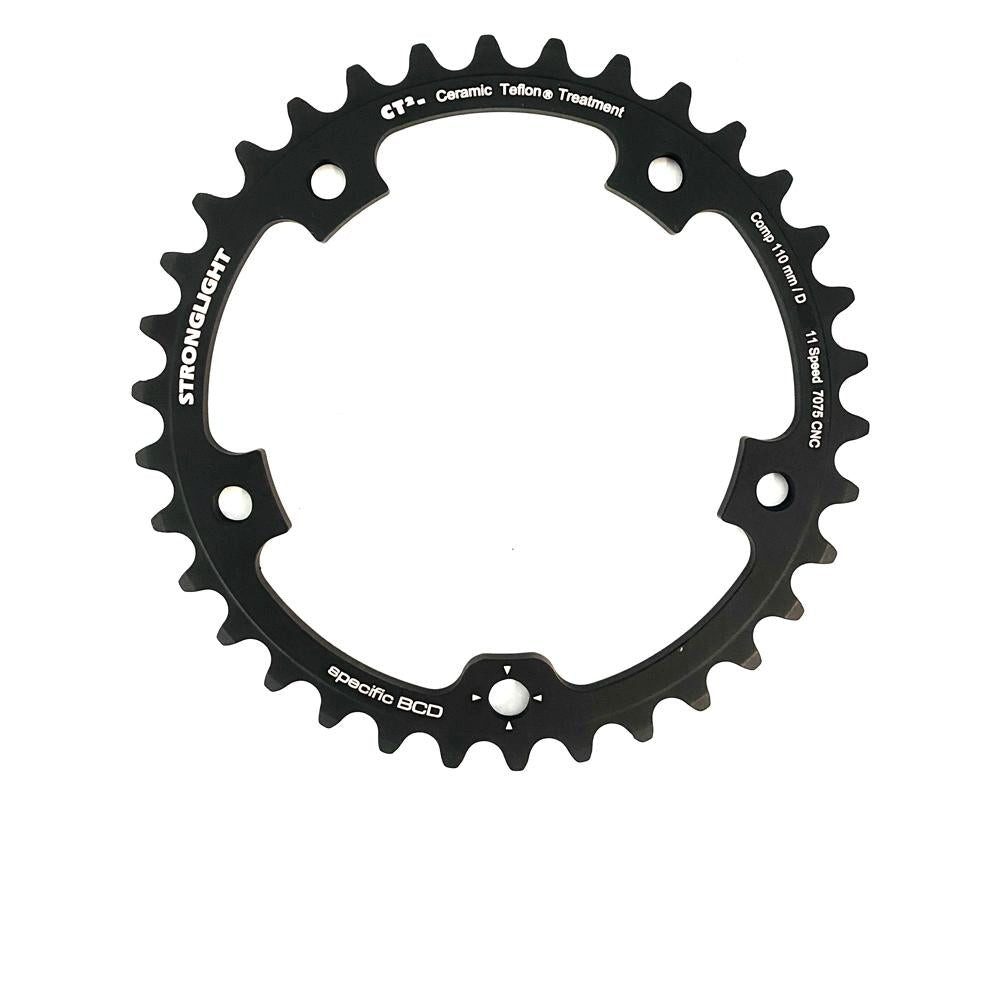 Kettenschaltung STRONGLIGHT KETTENBLATT CT2 SCHW CAMPA SR EPS 110MM 38Z