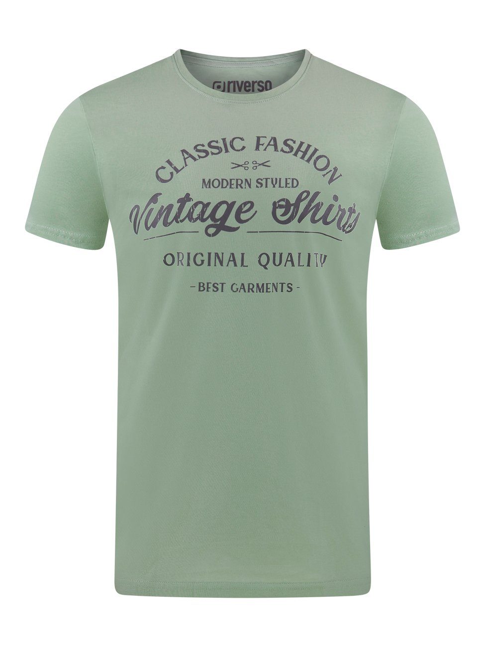riverso T-Shirt Herren Printshirt RIVLeon Regular günstig online kaufen