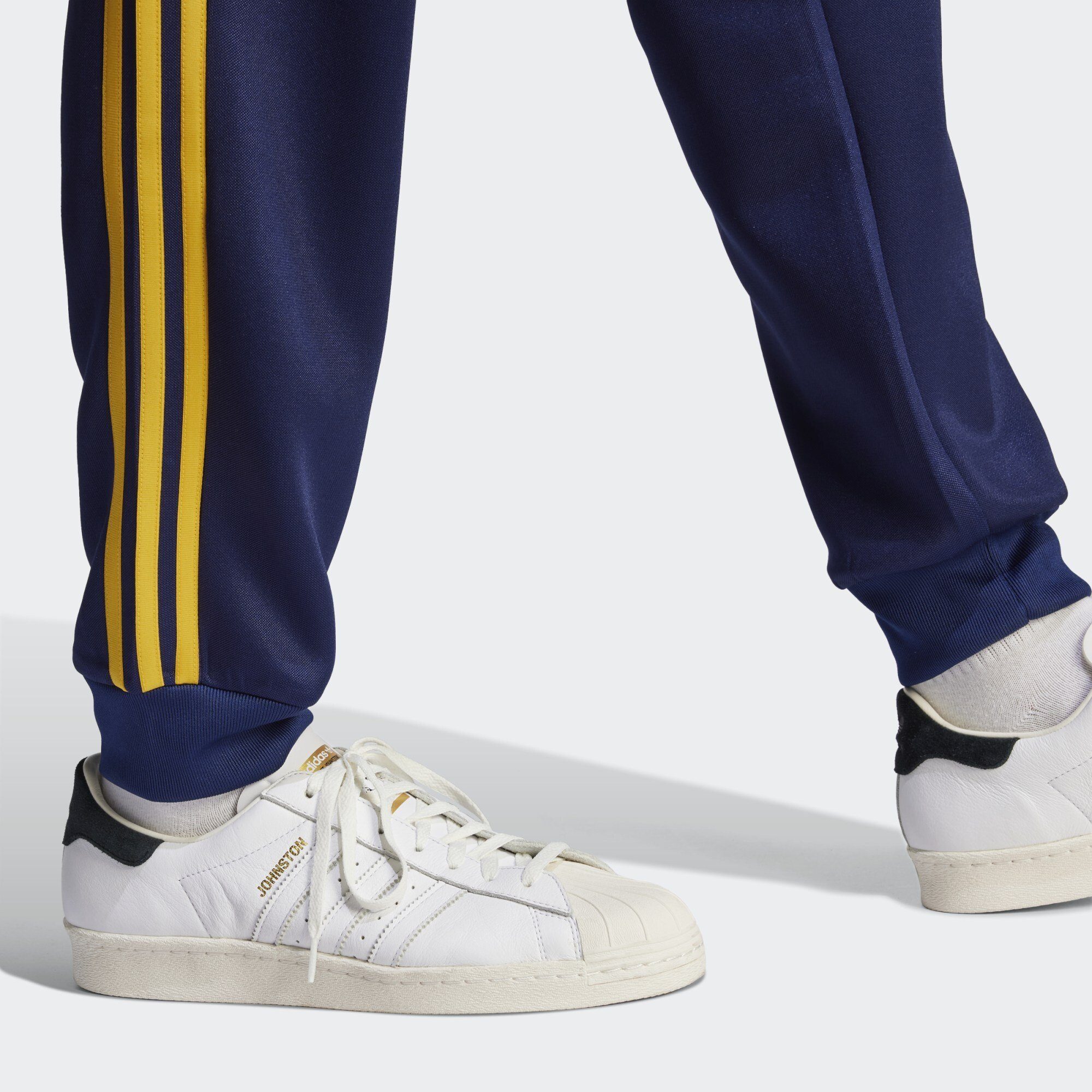 adidas Originals Jogginghose ADICOLOR Crew S21 Yellow / CLASSICS+ Blue Dark SST TRAININGSHOSE