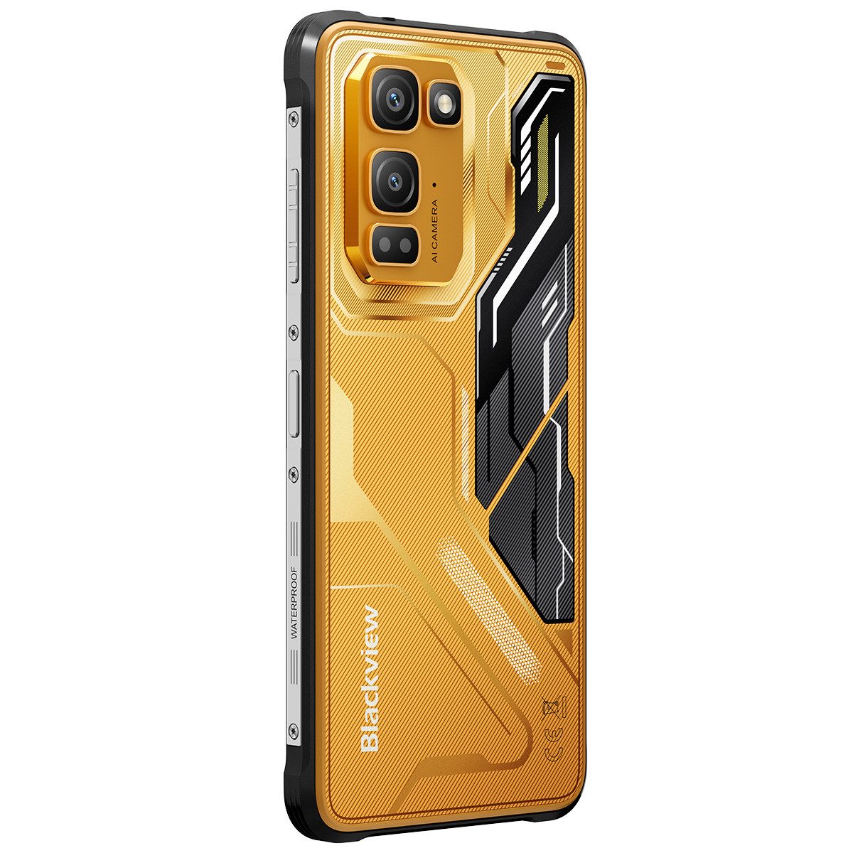 blackview FORT 5 Android 16, 108 MP Hauptkamera, AI Outdoor Handy (6,78 Zoll, 256 GB Speicherplatz, 108 MP Kamera, Amdroid 16, 108MP, 120Hz, IP68/IP69K, NFC, Night vision)