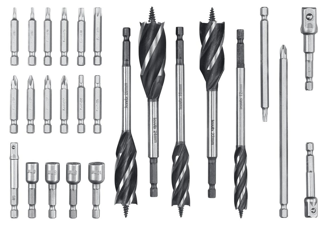 Thumbnail - kwb Bohrer- und Bit-Set, (26-tlg)