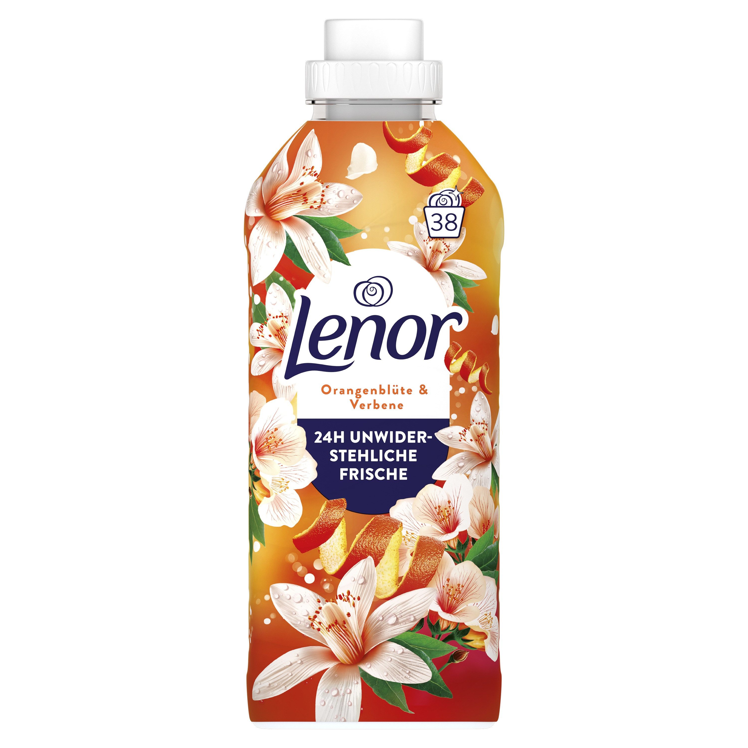 LENOR Lenor ORANGENBLÜTE & VERBENE Weichspüler flüssig Weichspüler