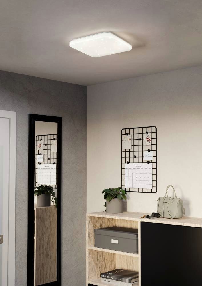 EGLO LED Deckenleuchte FRANIA-S Deckenlampe, weiß, günstig online kaufen