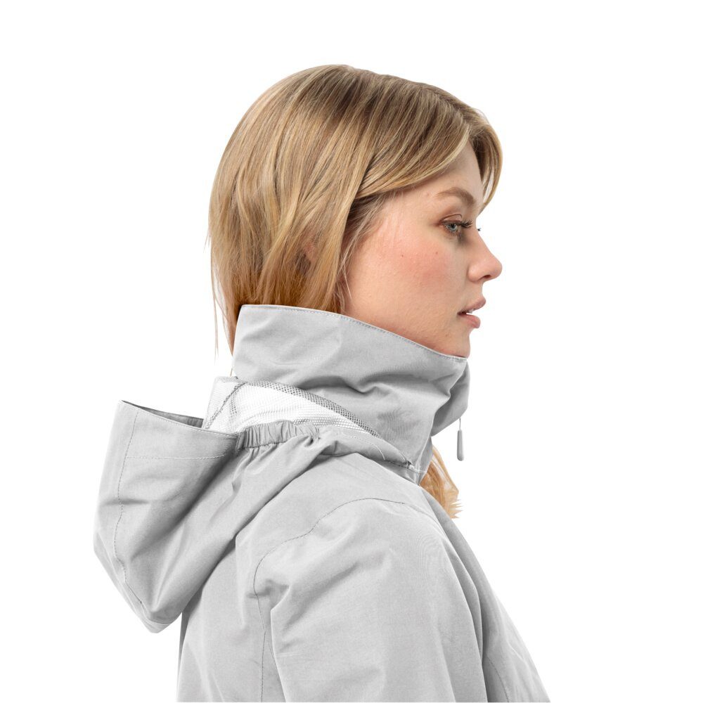 Jack Wolfskin Regenjacke Stormy Point 2-Lagen (Wetterschutzjacke, wasserdicht, winddicht)