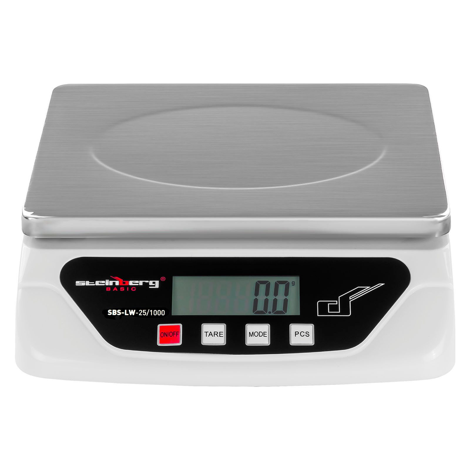 Steinberg Systems Feinwaage 25 kg / 1 g Digitale Küchenwaage Feinwaage Briefwaage Laborwaage LCD