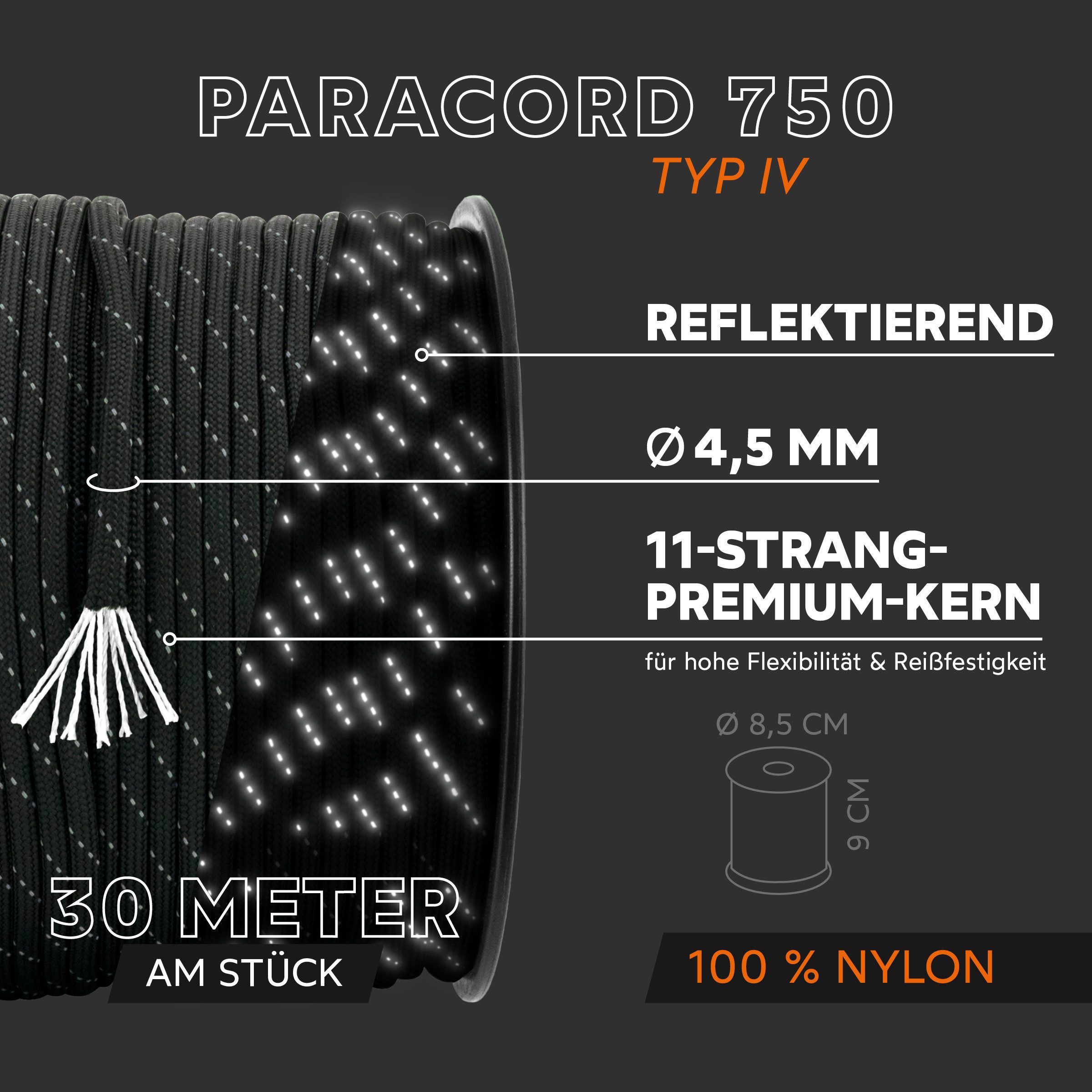 GO!elements Paracord 750 - 4,5mm Seil günstig online kaufen