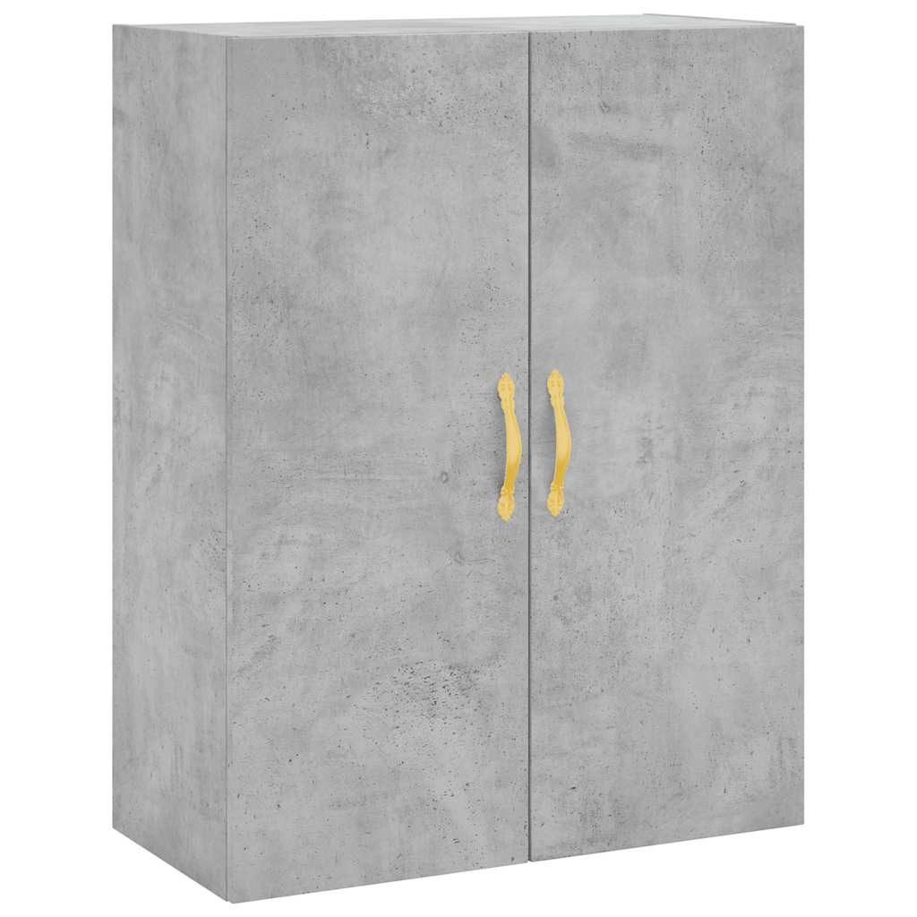 vidaXL Hängeschrank Wandschrank Betongrau 69,5x34x90 cm (1-St)
