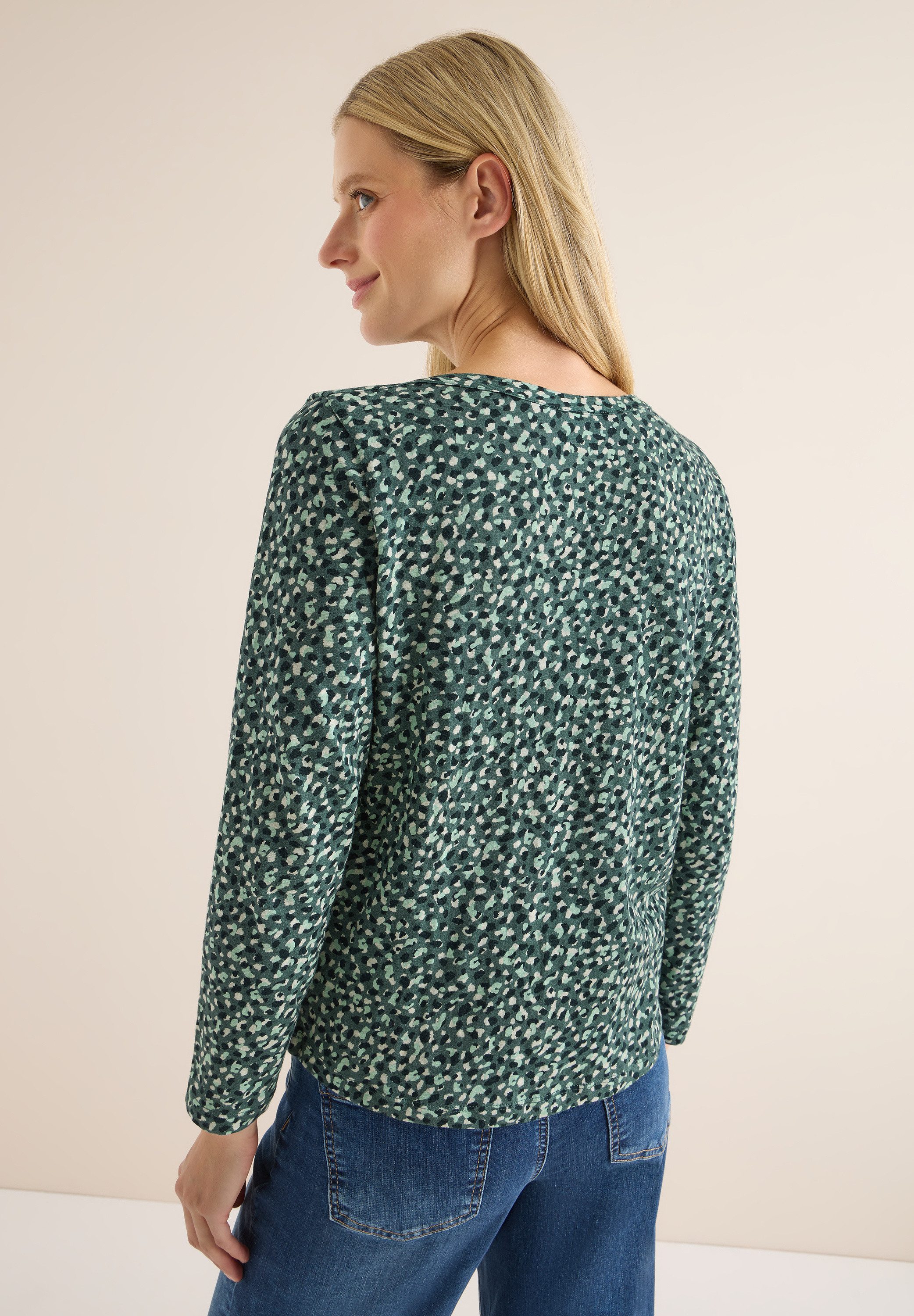 CECIL Langarmshirt aus reiner Baumwolle günstig online kaufen