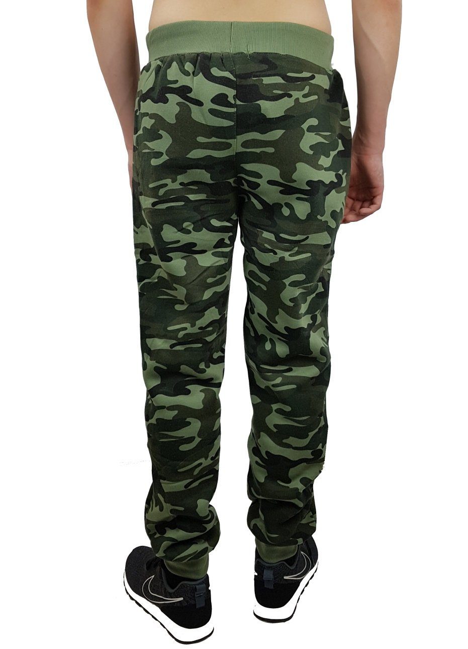 Boy Freizeithose, Jogginghose, H1002 Jogginghose Fashion Camouflage, Army