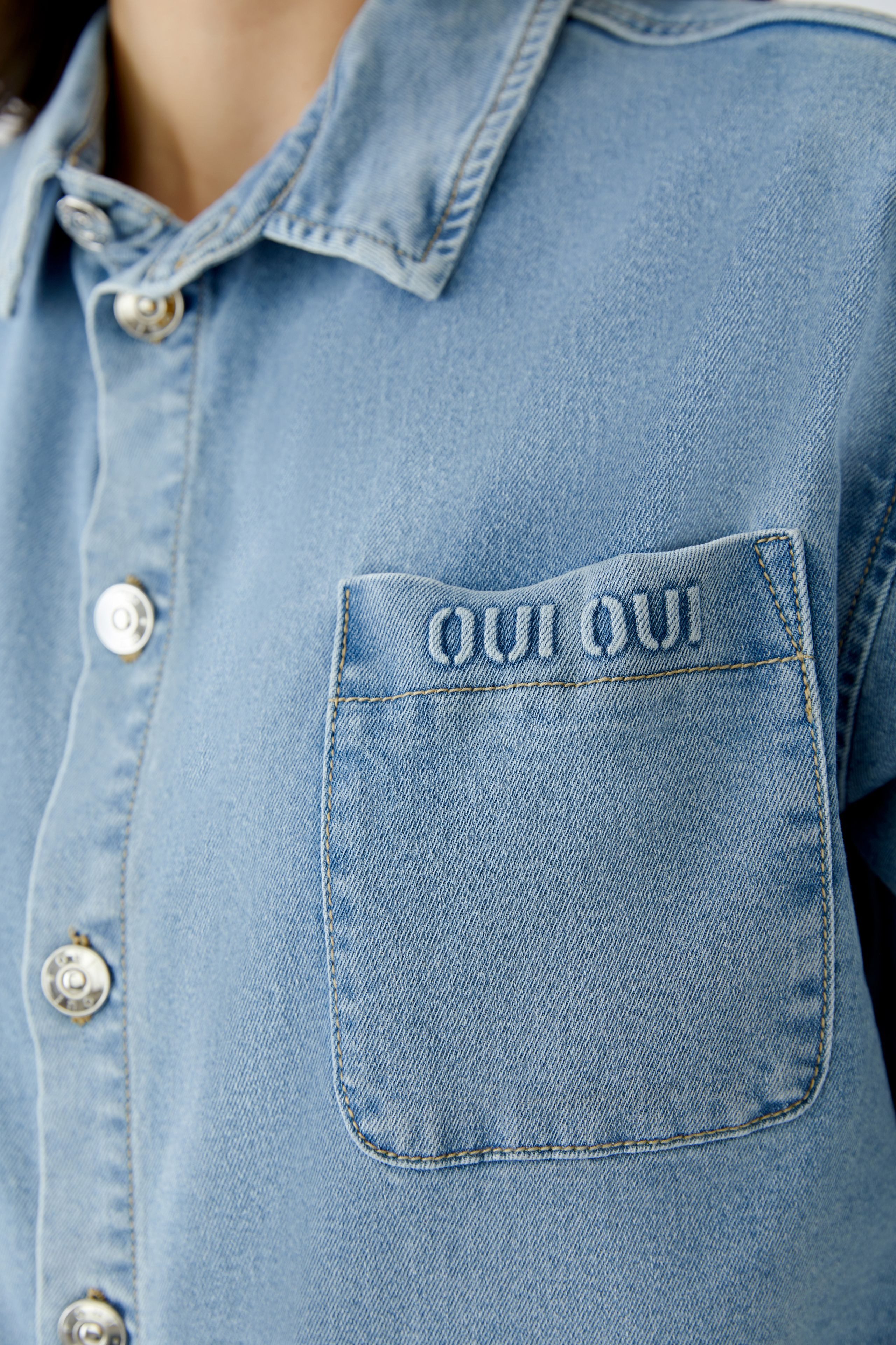 Oui Langarmbluse