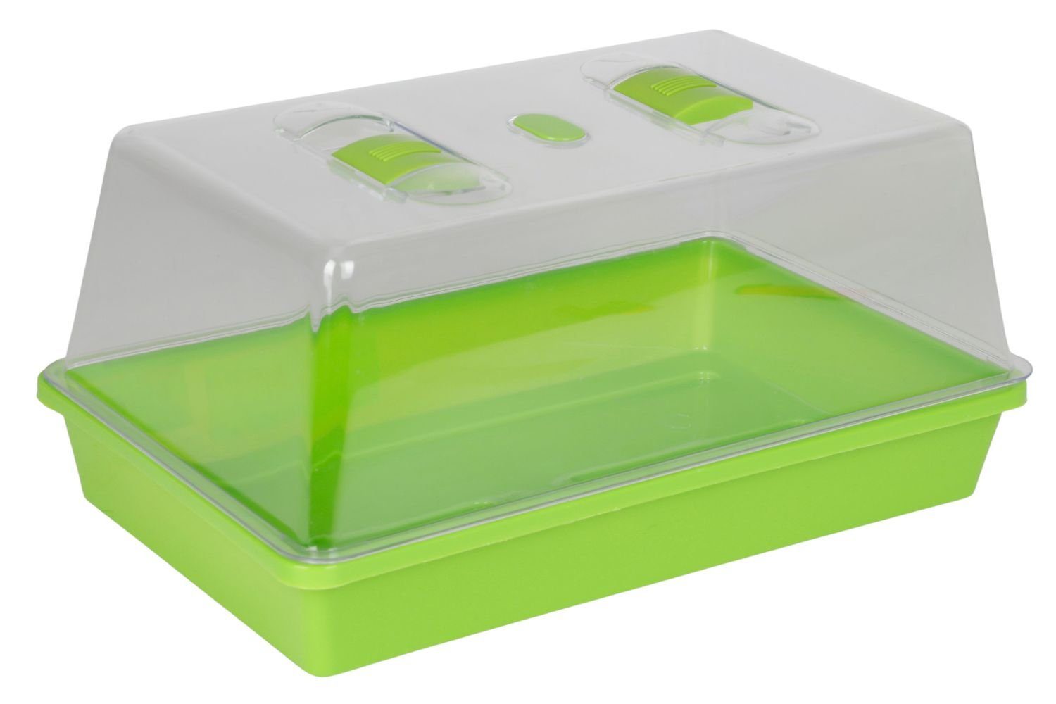 BURI Gewächshaus Mini-Treibhaus Zimmergewächshaus Anzuchtschale Gewächshaus Frühbeet Au