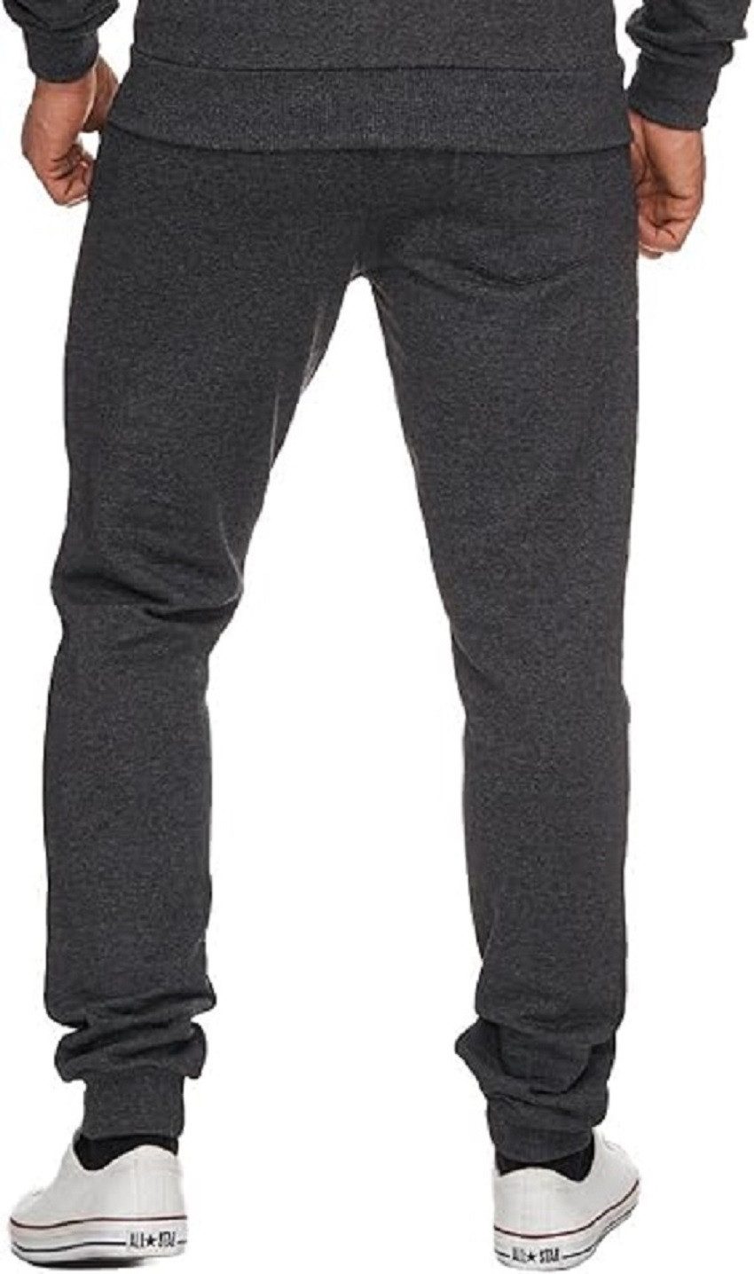 MERISH Jogginghose Jogginghose Herren Jogger Männer Baumwolle Slim Fit Anthrazit, S)