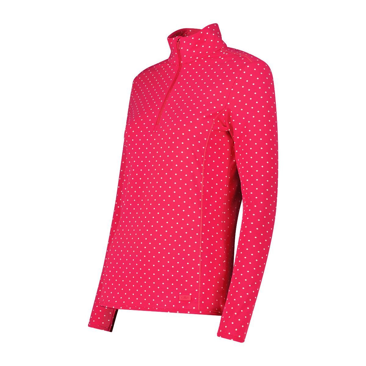 CMP Fleecejacke Woman Printed Sweat Atmungsaktives Damen-Sweatshirt aus Softech-Fleece, umweltfreundlich