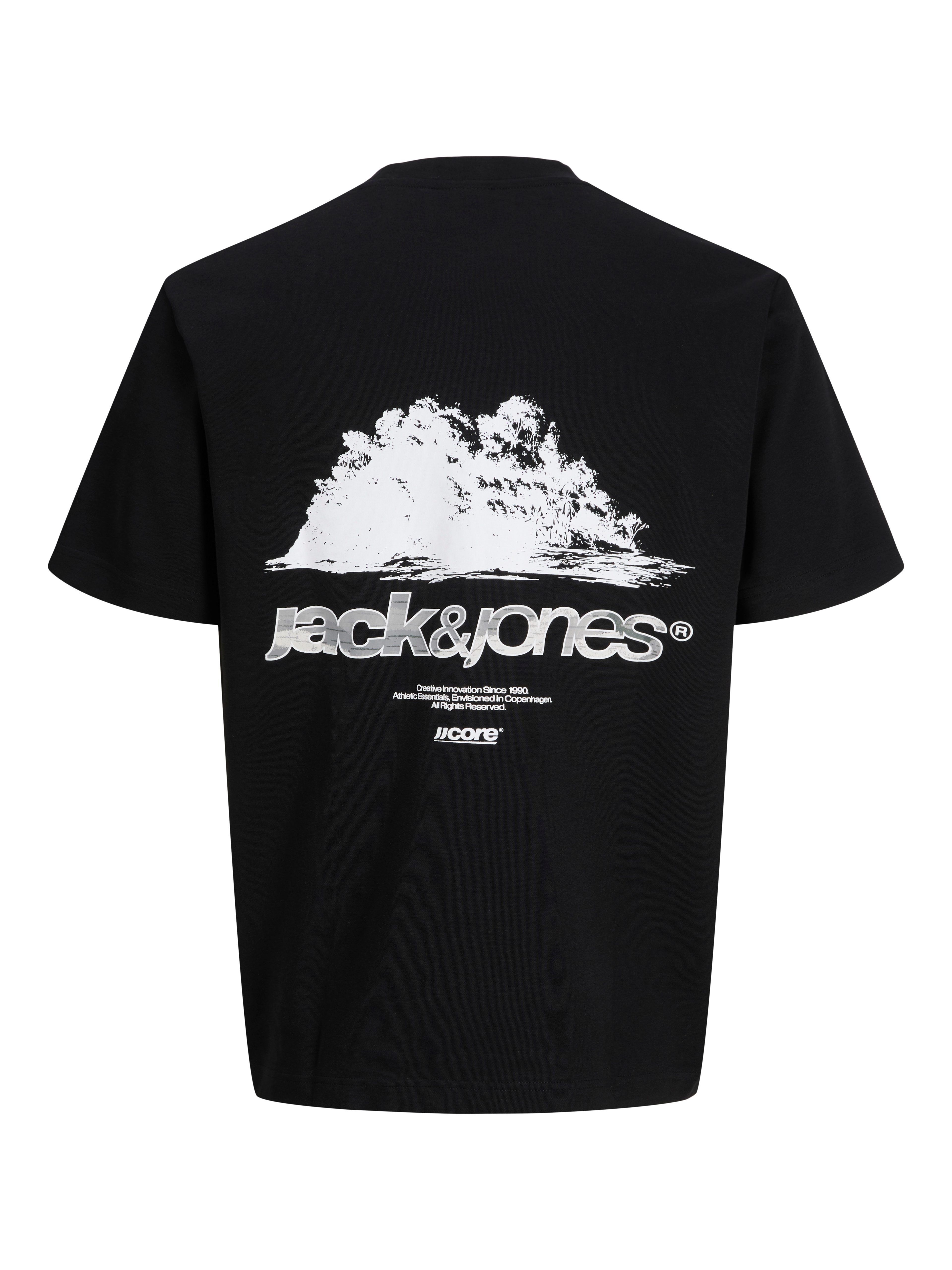 Jack & Jones T-Shirt JCOBREEZE BACK PRINT TEE SS CREW EA26 günstig online kaufen