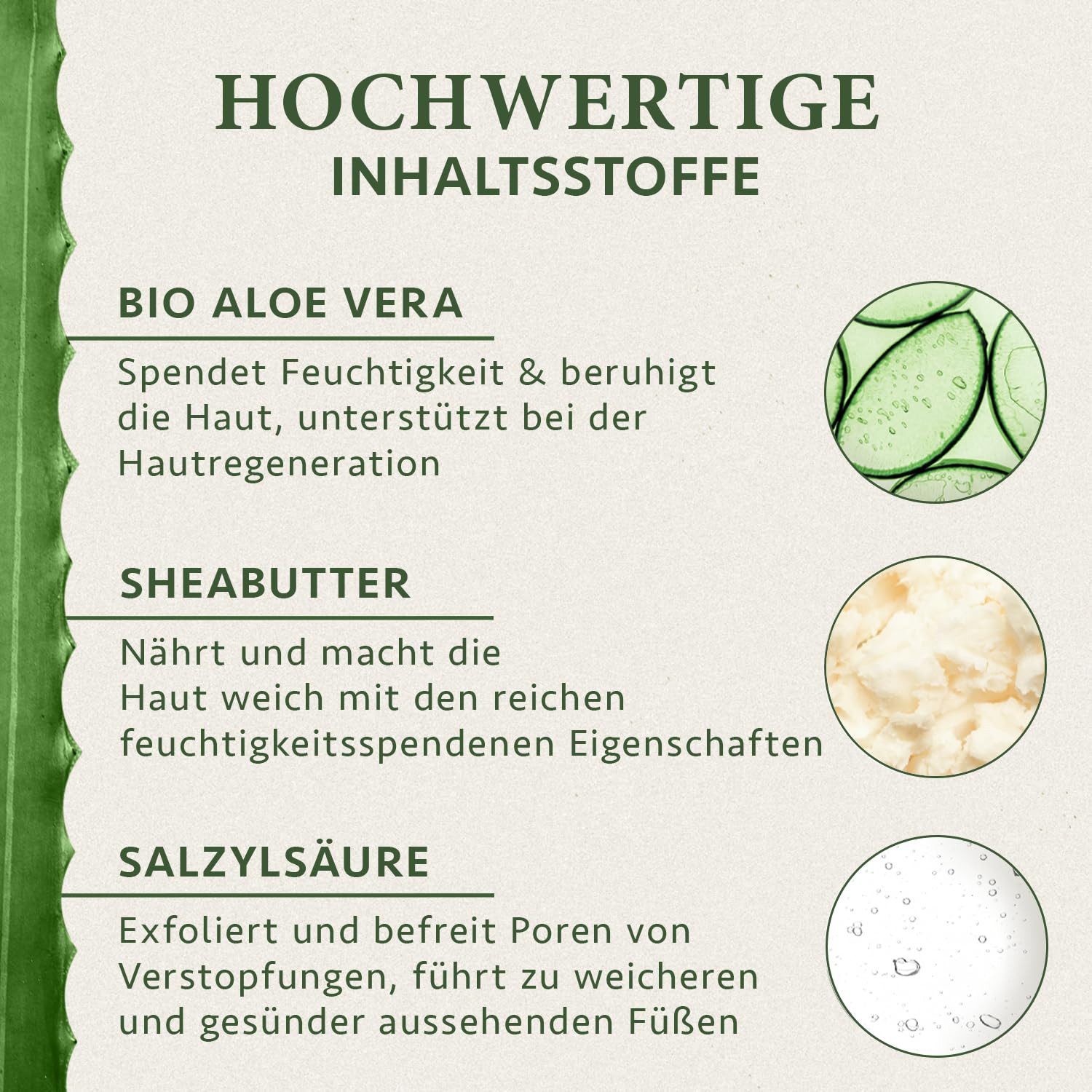 Satin Naturel Fußcreme Fußpflege Bio Creme Wohltuende Fußcreme für die tägliche Verwöhnung, 1-tlg.