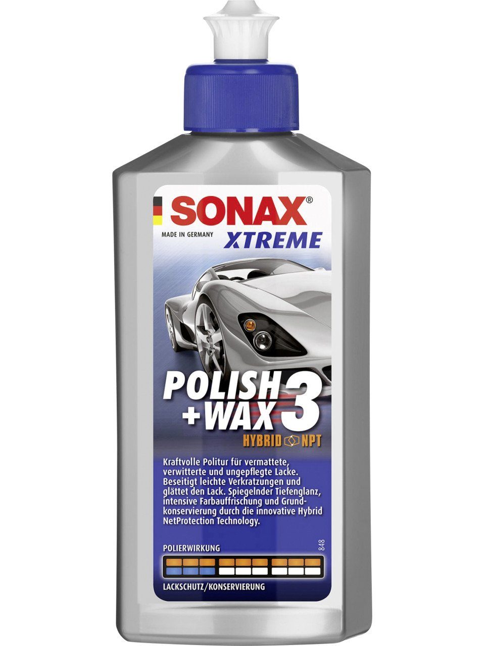 Sonax Xtreme Polish + Wax 3 Nano Pro 250ml Autopolitur