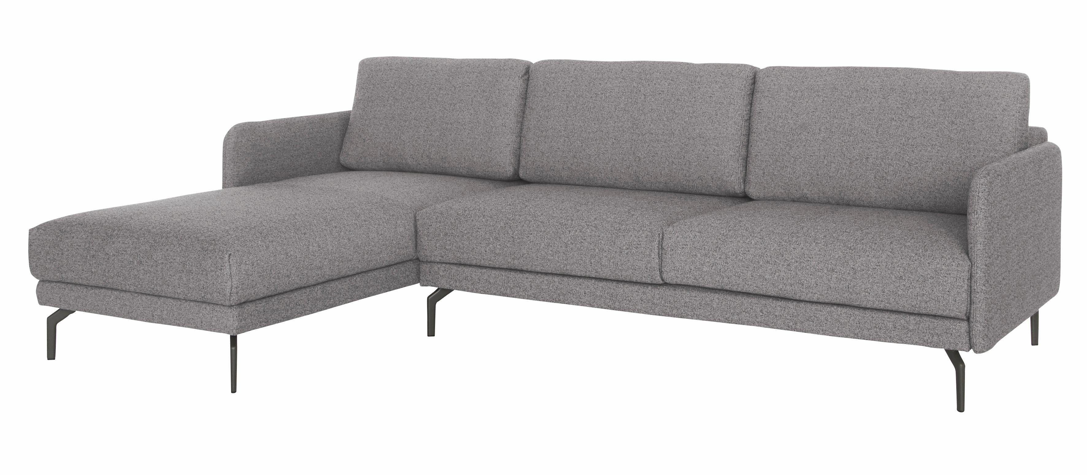 hülsta sofa Ecksofa hs.450, Armlehne sehr schmal, Breite 234 cm,  Alugussfüße in umbragrau