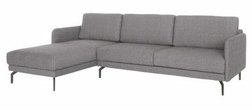 hülsta sofa Ecksofa hs.450, Armlehne sehr schmal, Breite 234 cm, Alugussfüße in umbragrau