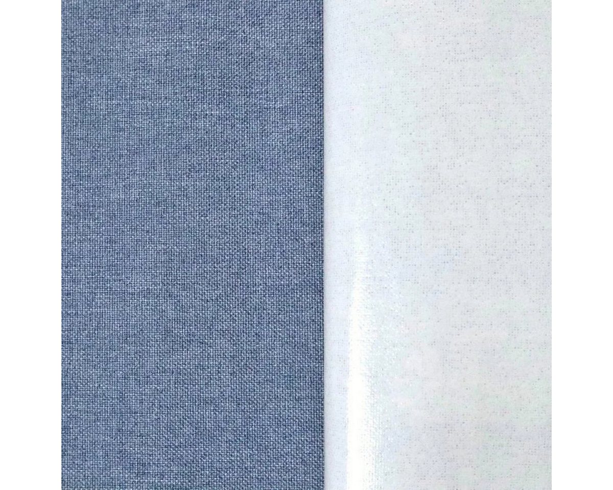 Thumbnail - Stofferia Stoff Outdoorstoff Wasserdicht Magic Melange Jeansblau, Breite 140 cm, Meterware