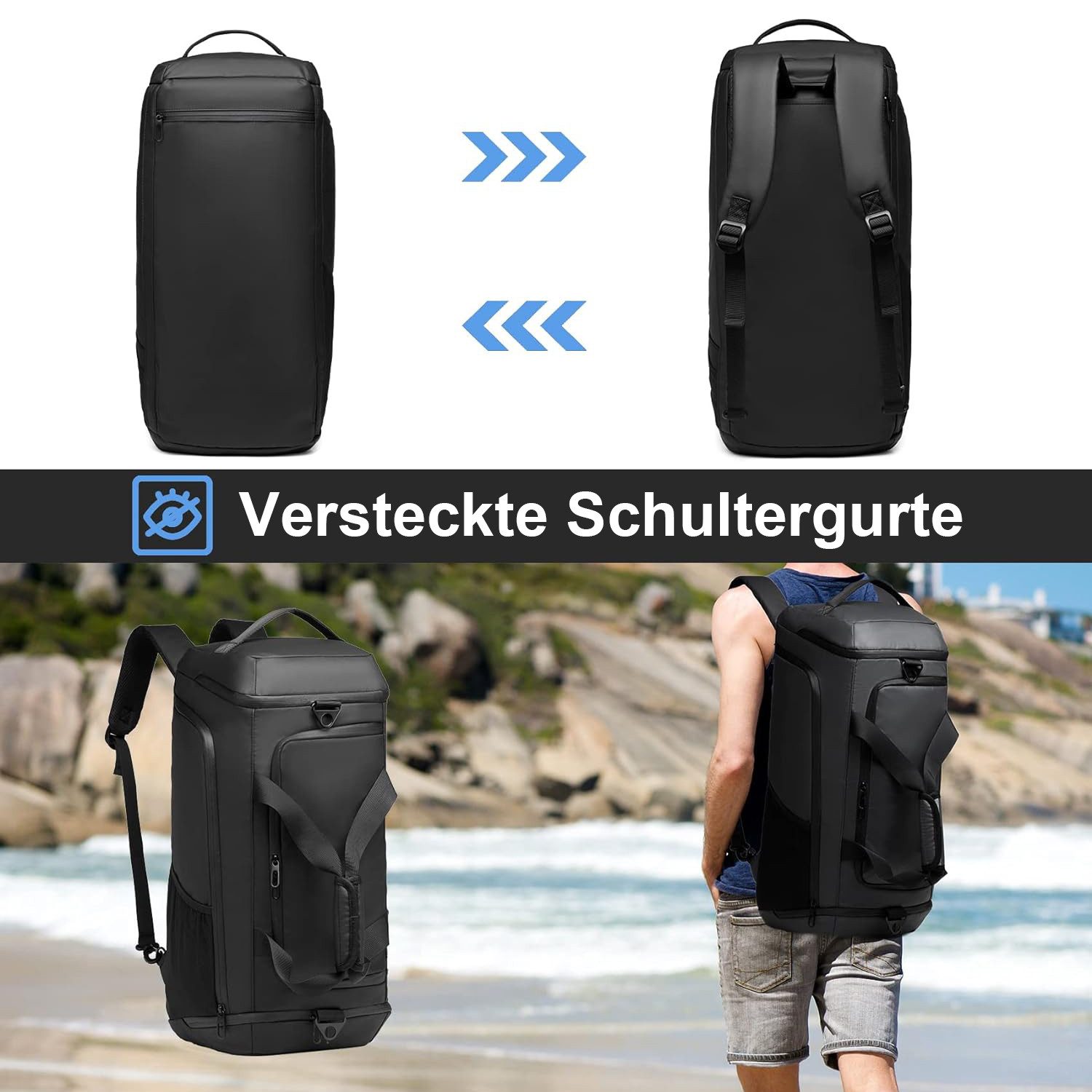REDOM Reisetasche Trainingstasche Sporttasche Handtasche Schultertasche günstig online kaufen