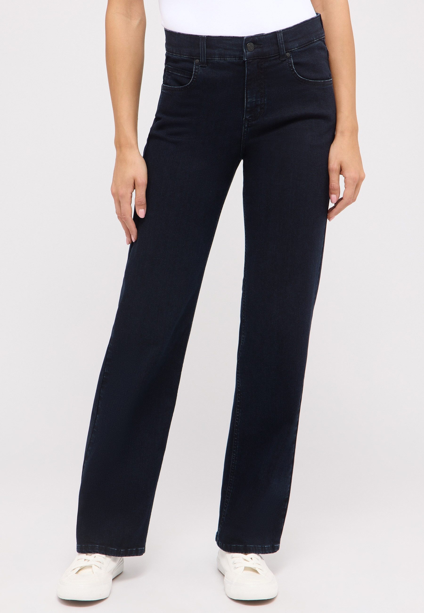 ANGELS Straight-Jeans Lara mit weitem Bein