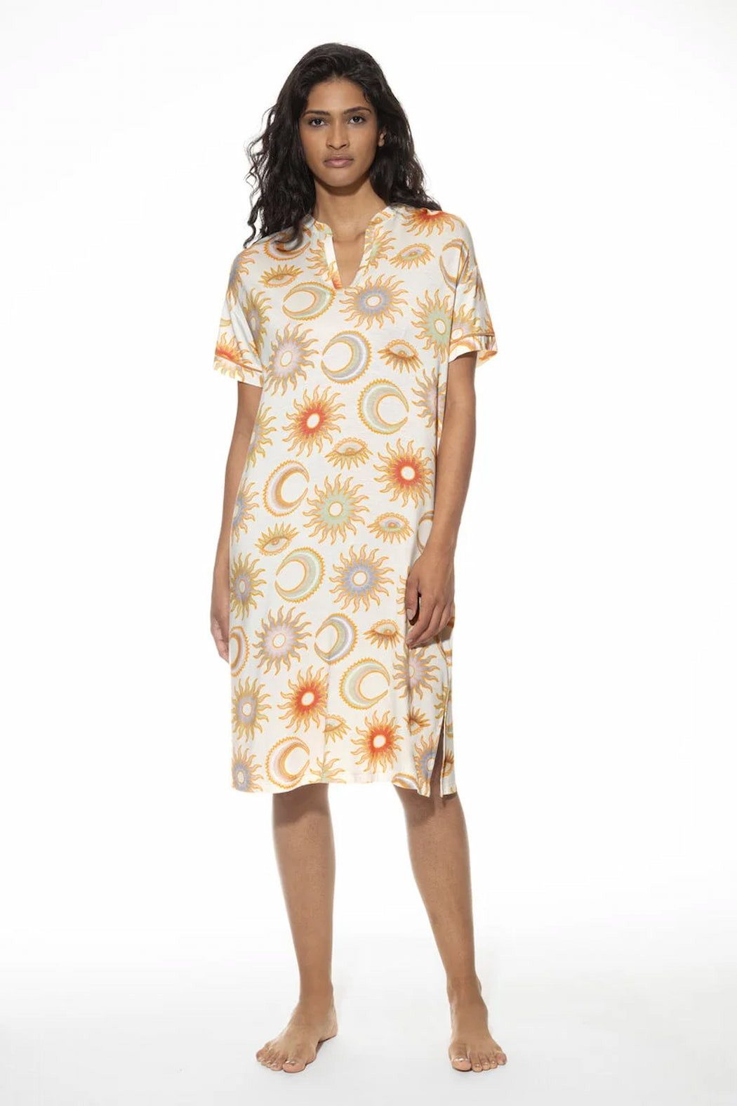 Mey Nachthemd Nachthemd kurzarm SERIE SECRET EYE