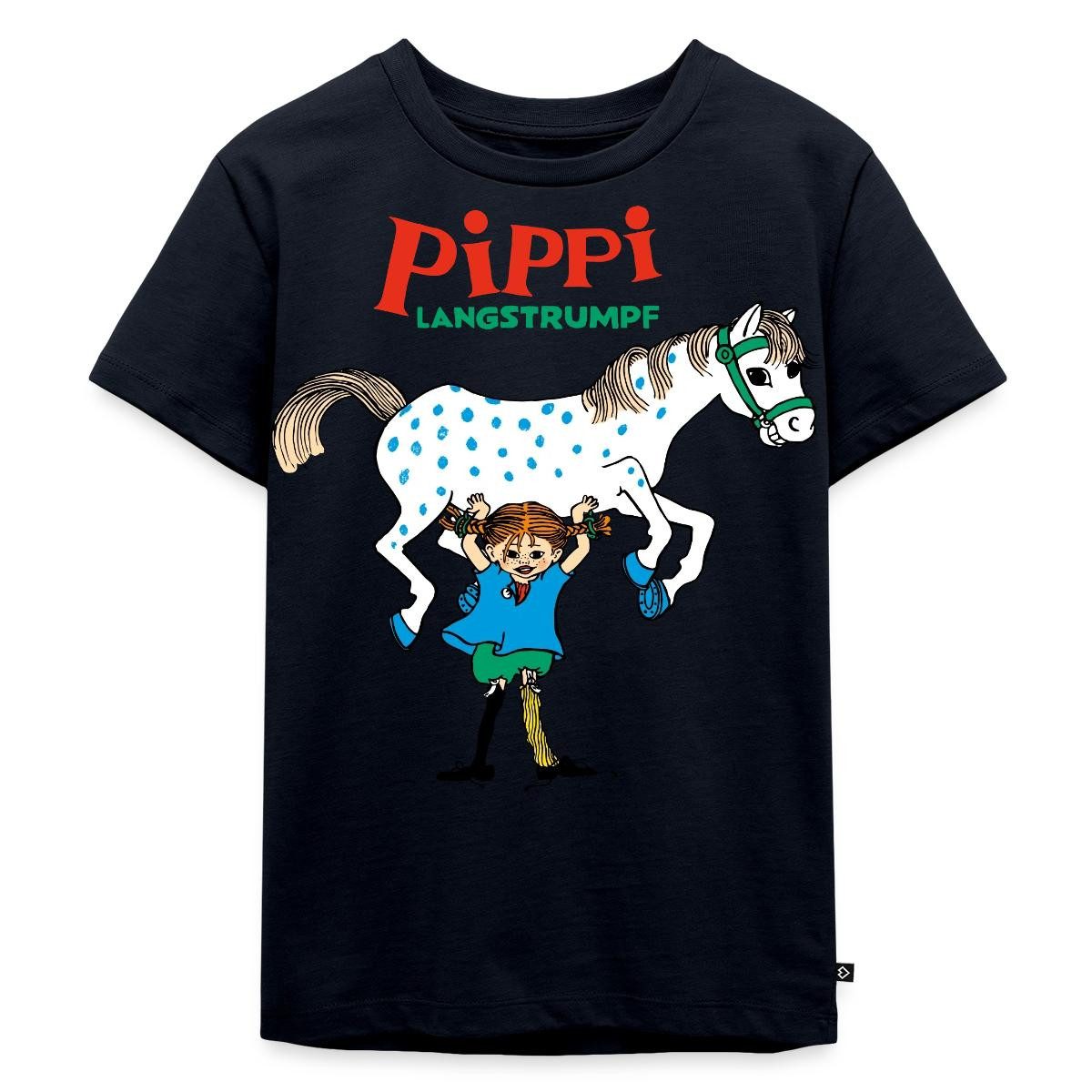 Spreadshirt T-Shirt Pippi Langstrumpf Pippi Hebt Kleiner Onkel Kinder Premium T-Shirt (1-tlg)