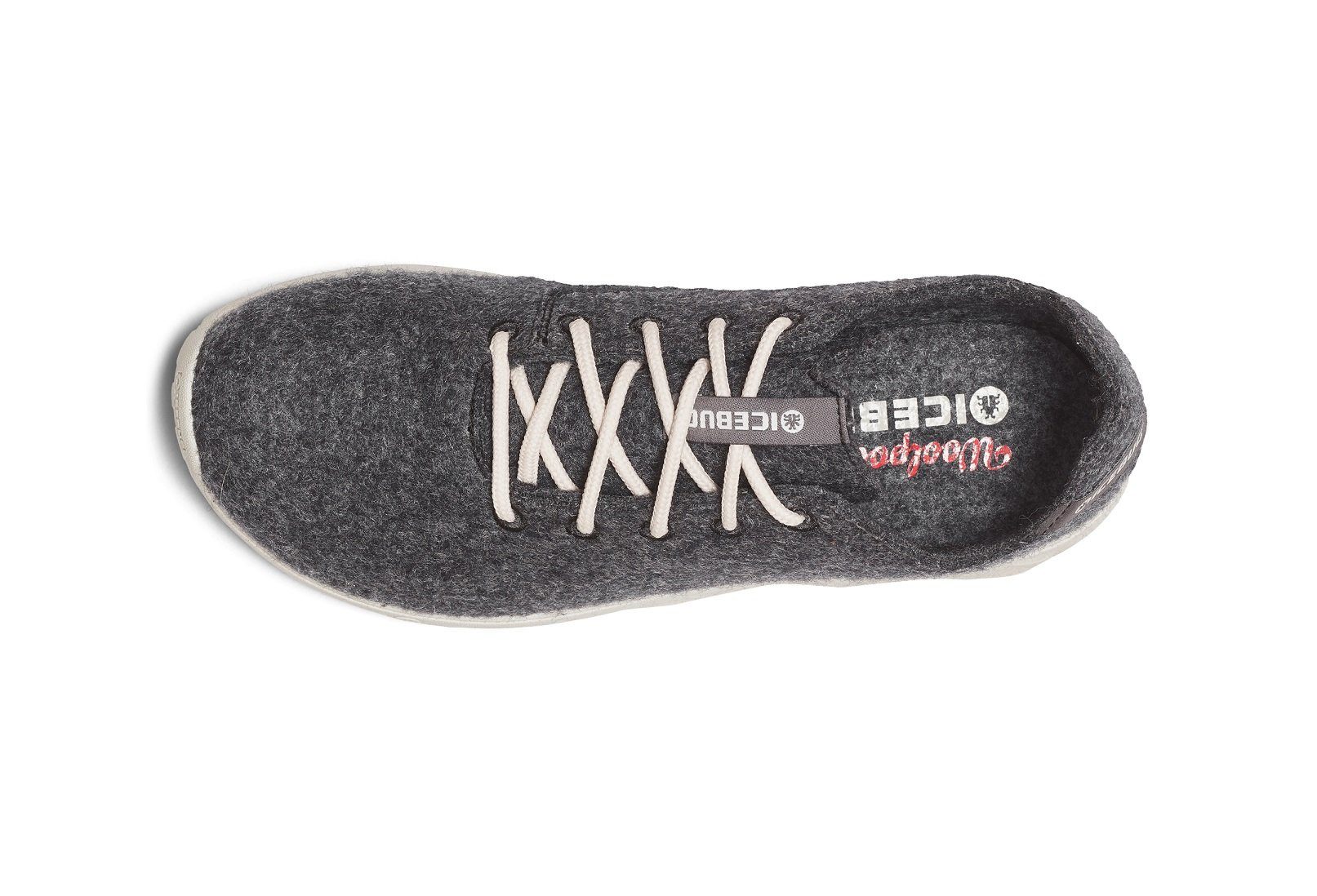 Icebug Eide ReWool Biosole (Woll-Recycling-Schnittreste) grau Sneaker