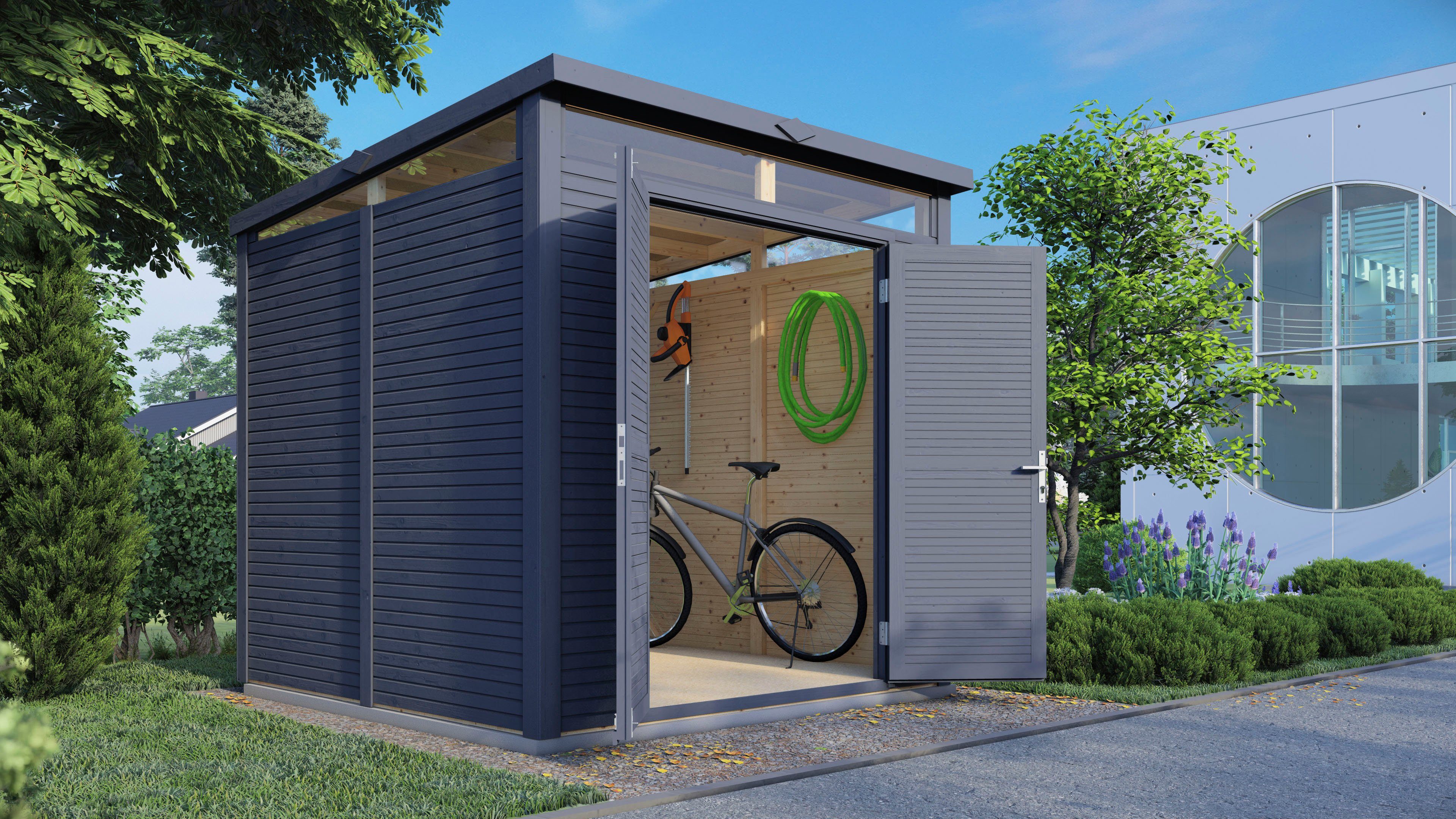 BERTILO Gartenhaus Woodline, BxT: 226x240 cm